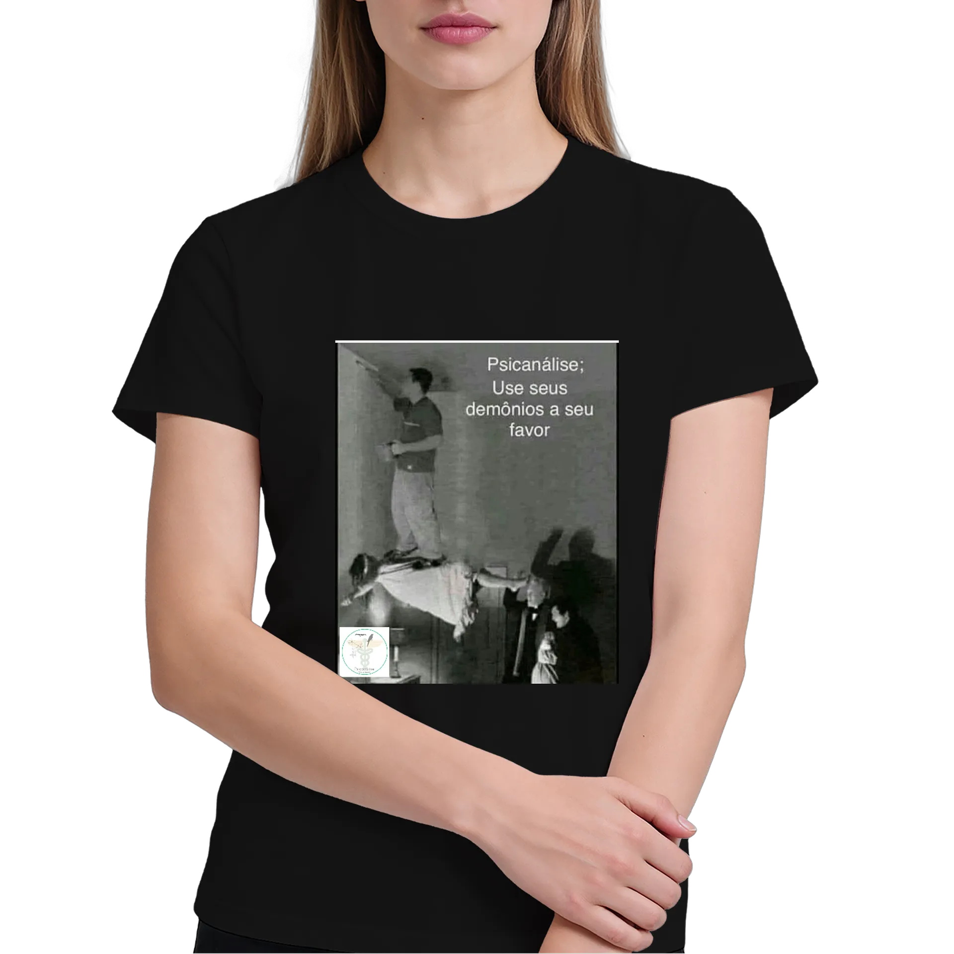 Camiseta Psicanálise Use Seus Demônios 100% Algodão - Imagem 4
