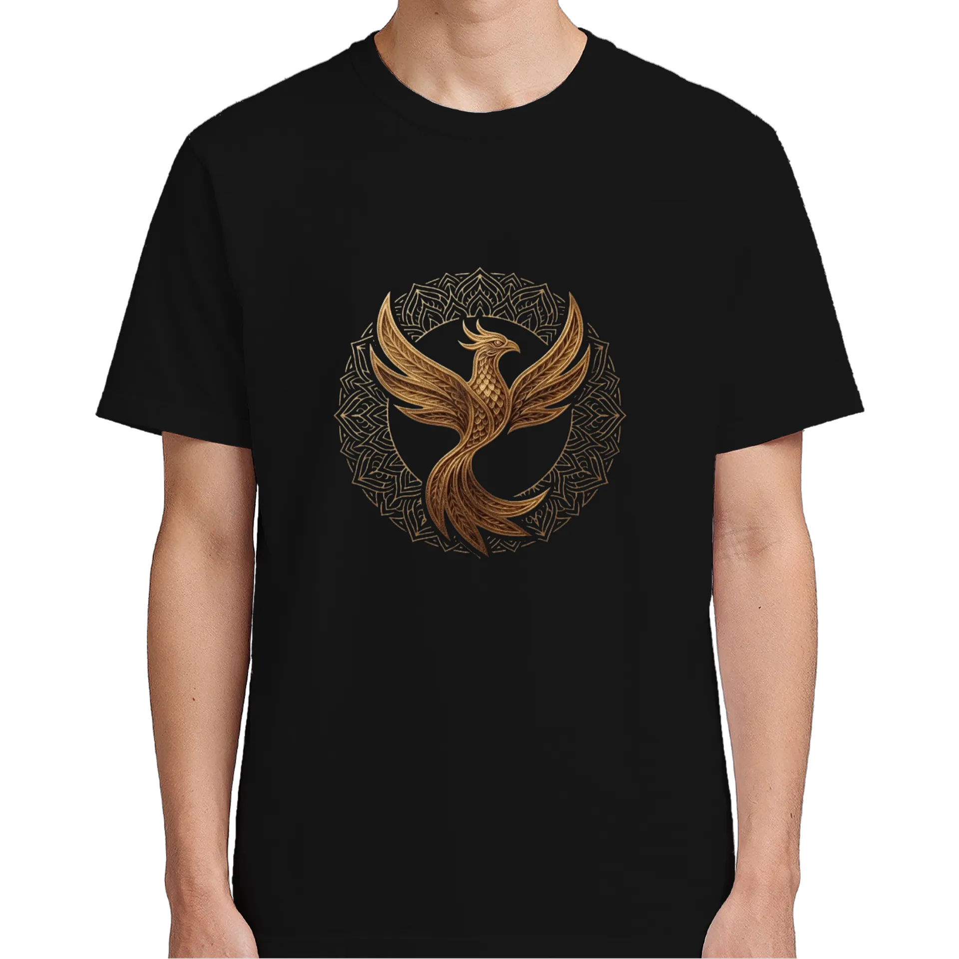 Camiseta Fênix Dourada de lucasfenixr — imagem 4 de 6