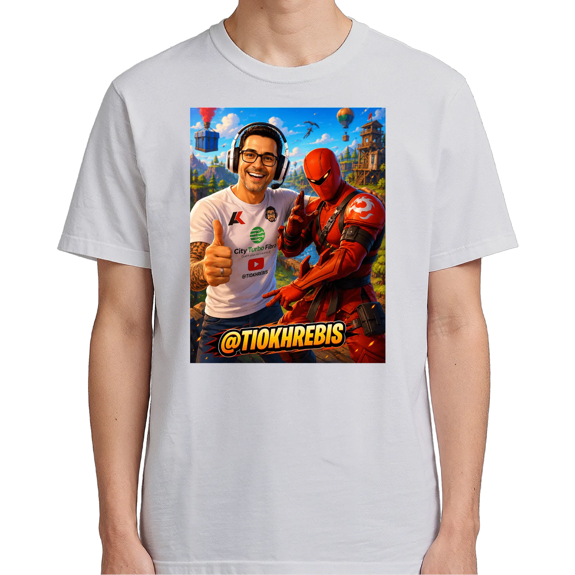 Camiseta Personalizada Estampa Criadores de Conteúdo 100% - Imagem 5