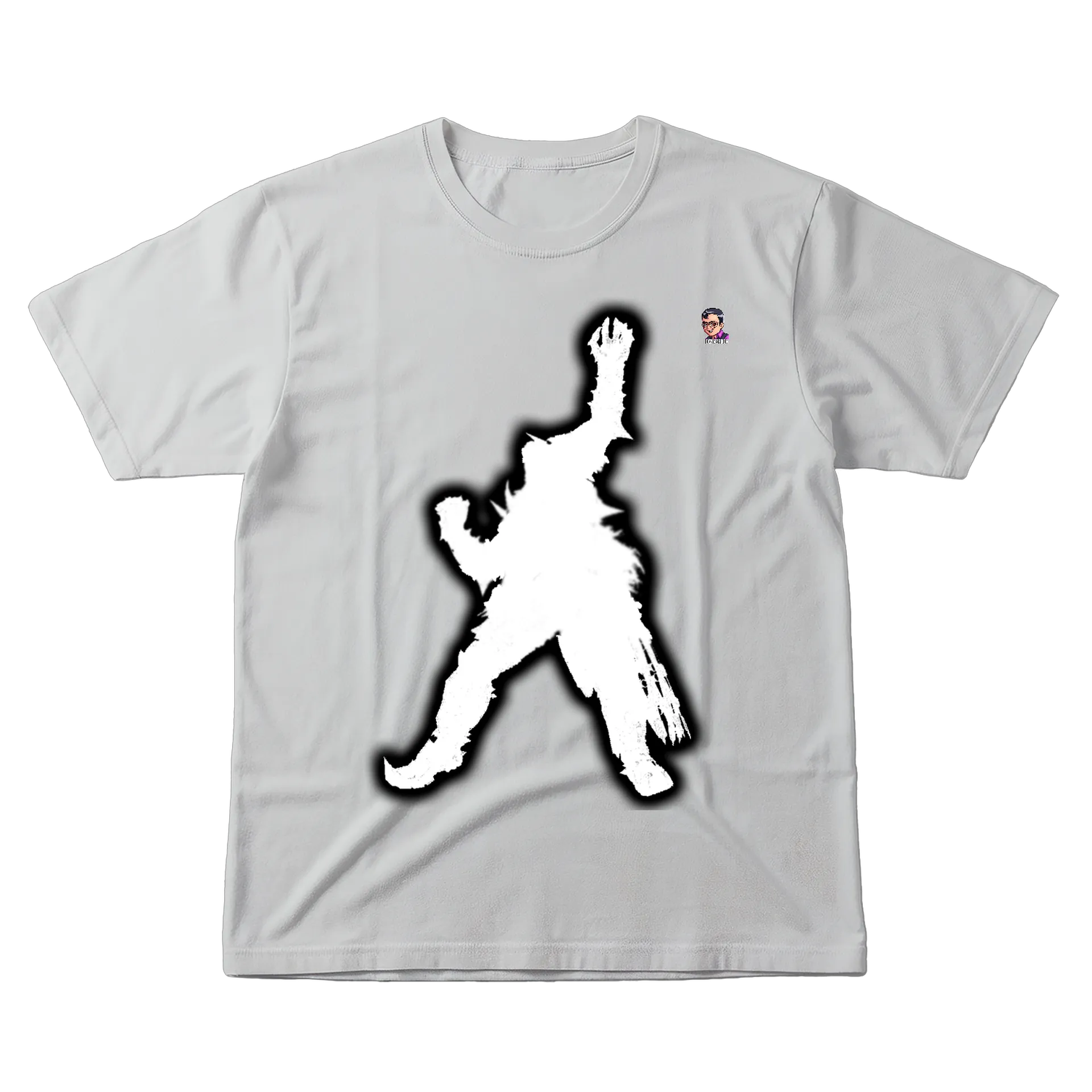 Camiseta de Rei Branco de Thedennerdon