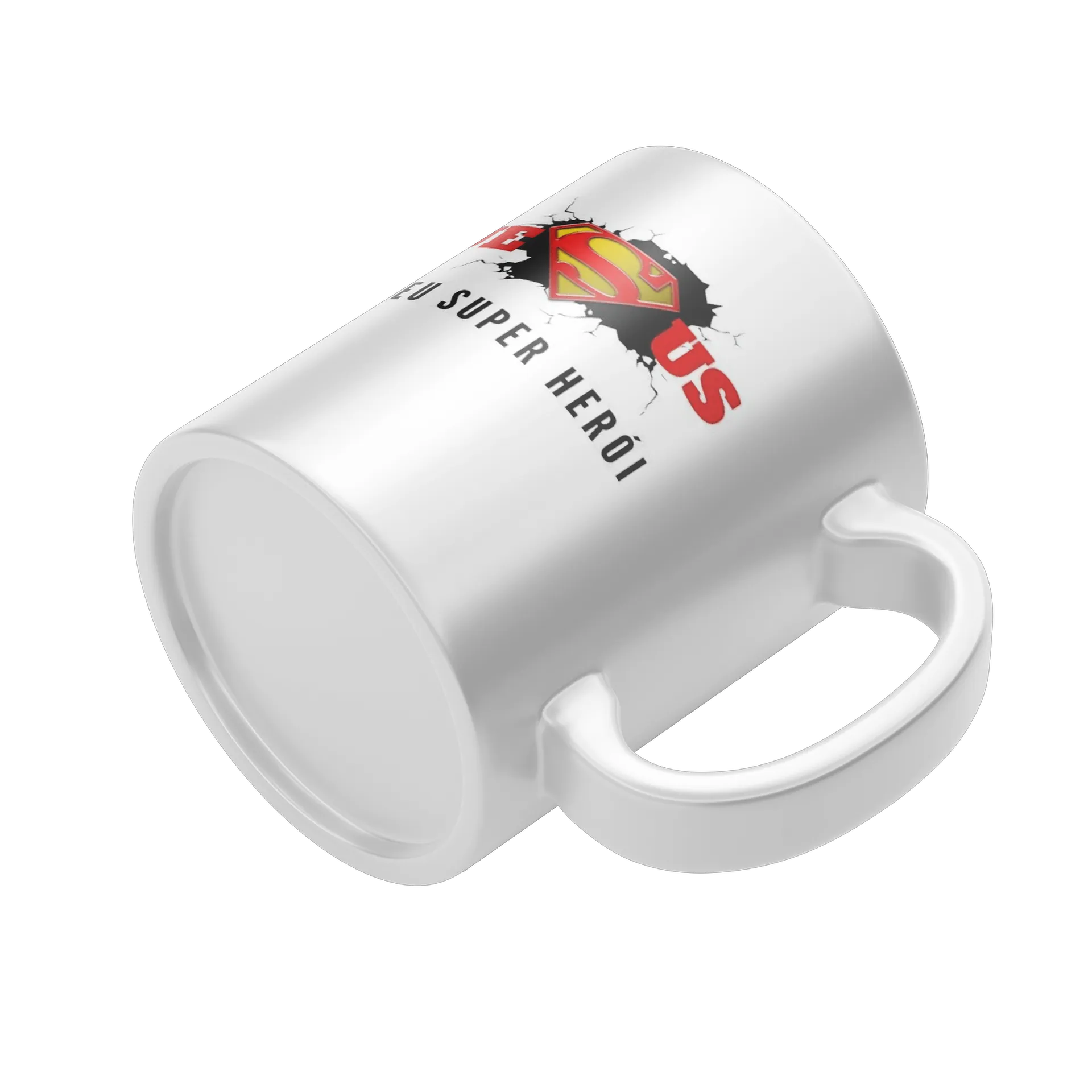 Caneca Porcelana Jesus Meu Super Herói 325ml - Imagem 4