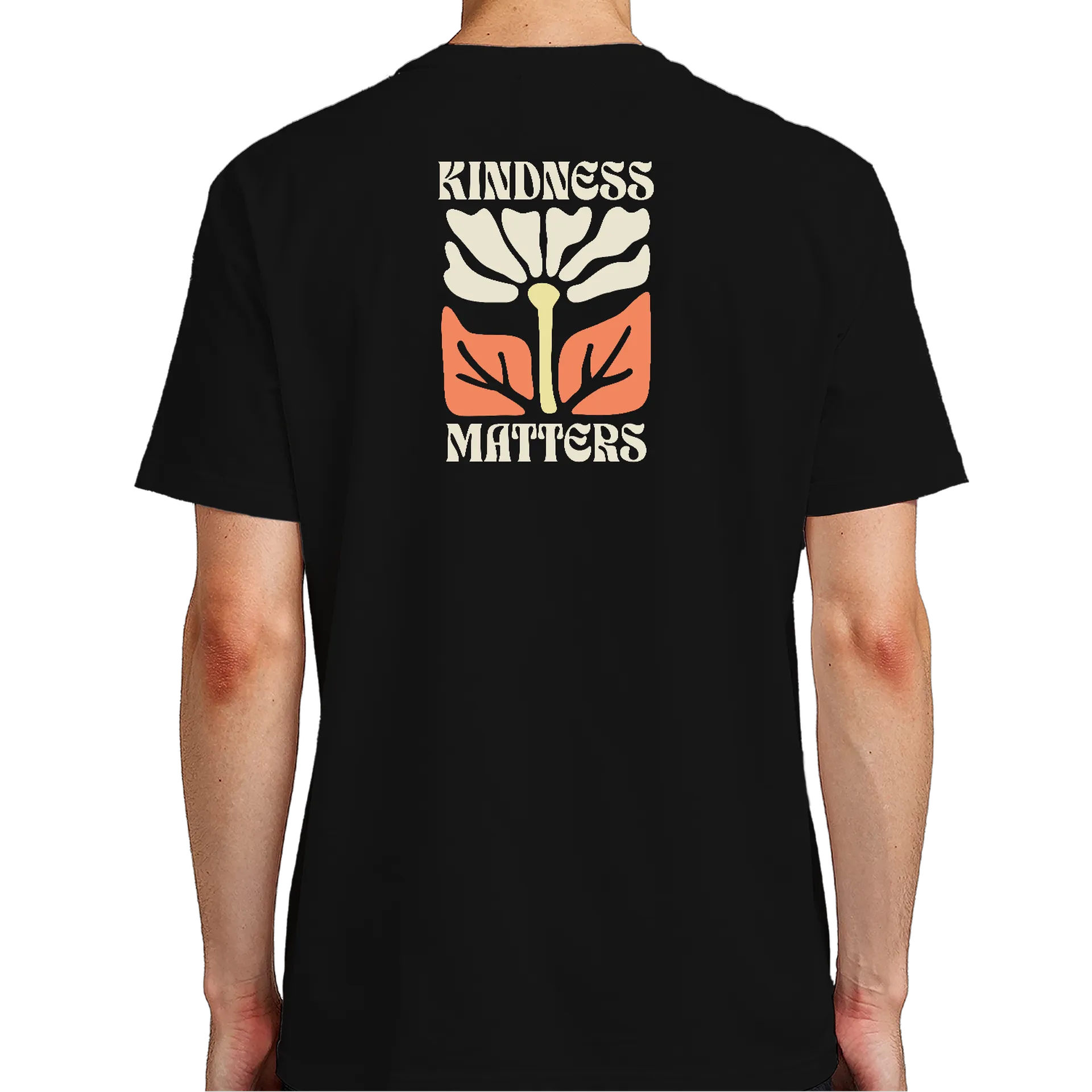 Camiseta Estampa Tipográfica Kindness Matters Flor 100% - Imagem 6