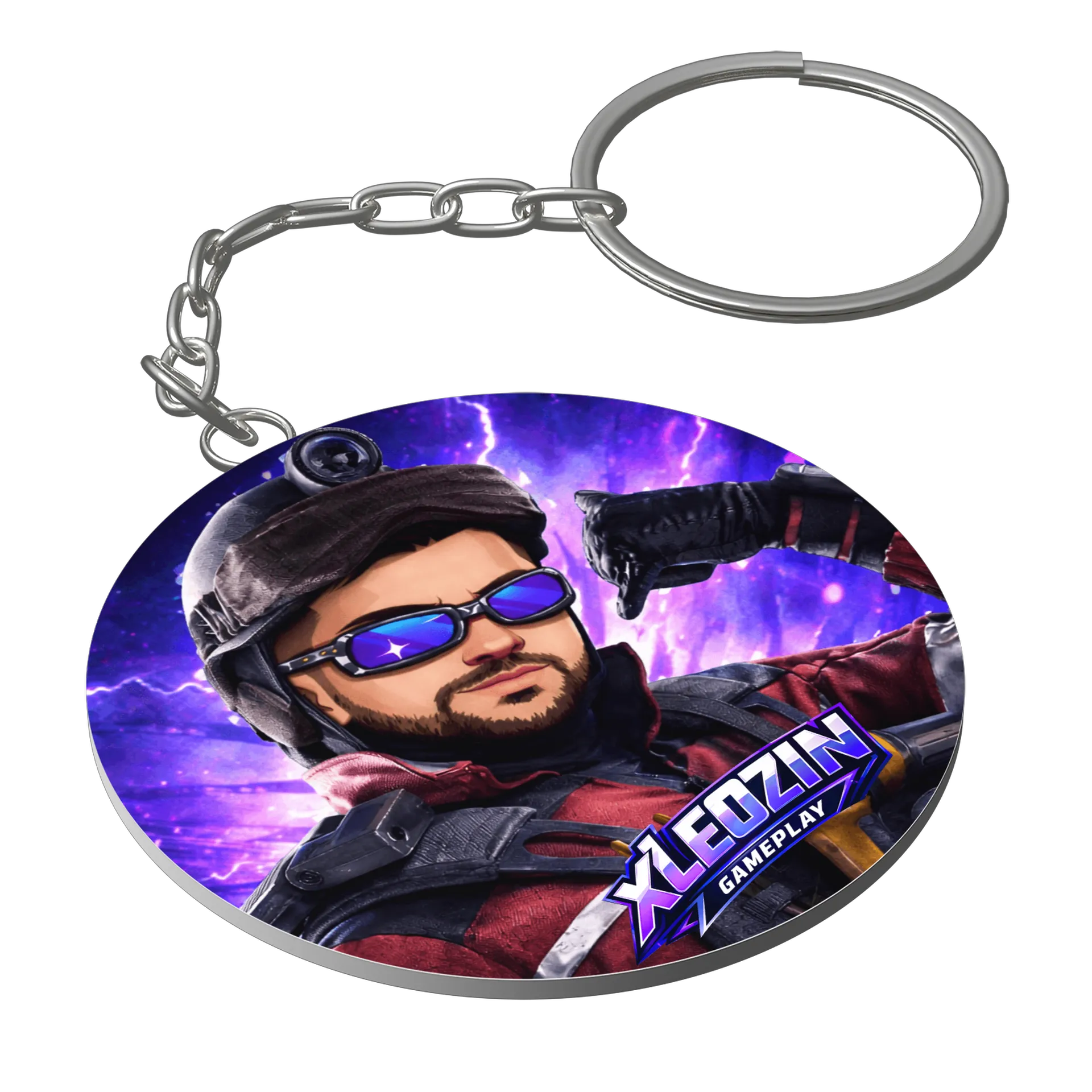 Chaveiro personalizado de xleozingameplay