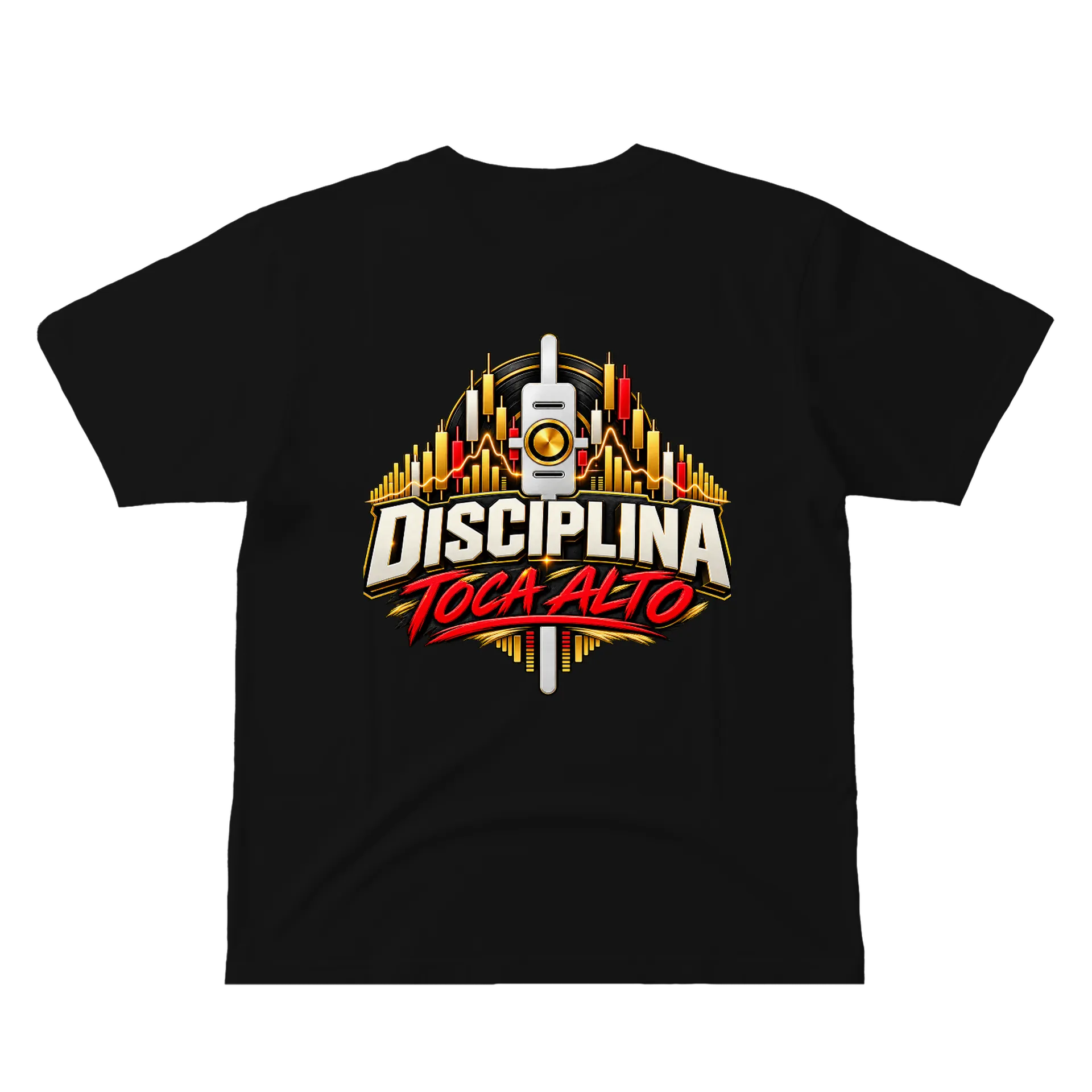 Camiseta Disciplina Toca Alto 100% Algodão - Imagem 3