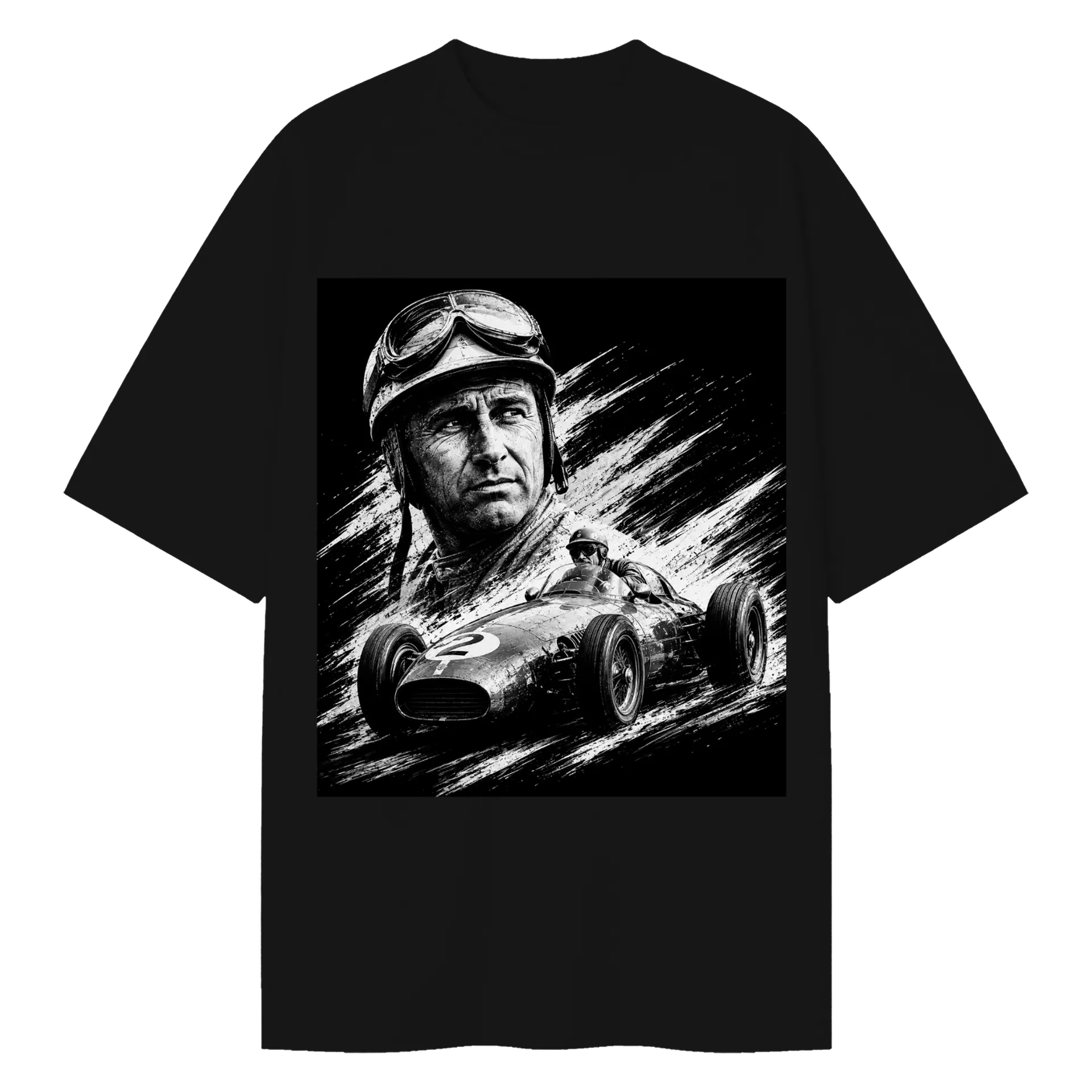 Camiseta Oversized Juan Manuel Fangio by Grid de Largada - Imagem 1