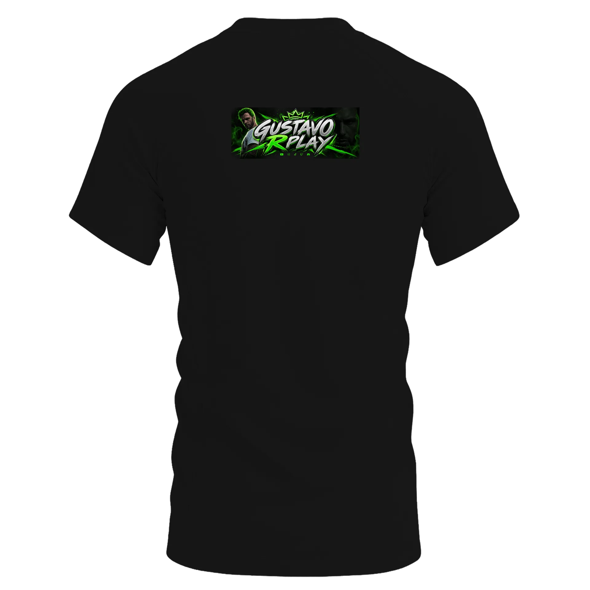 Camiseta Dry Fit Gustavo Play Estampa Neon Verde Grafite de Gustavo RPlay — imagem 1 de 4