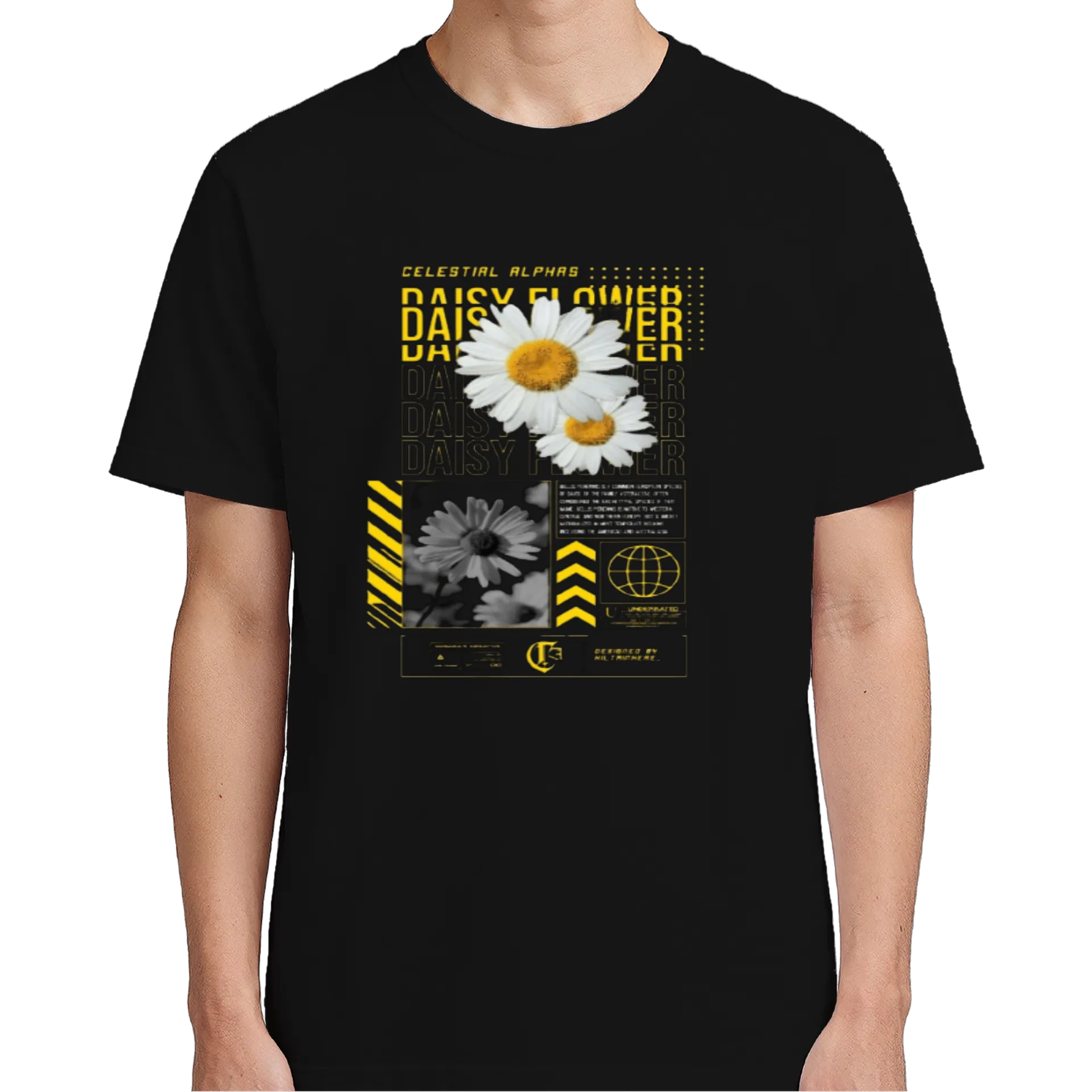 Camiseta Estampa Margarida Floral 100% Algodão - Imagem 5