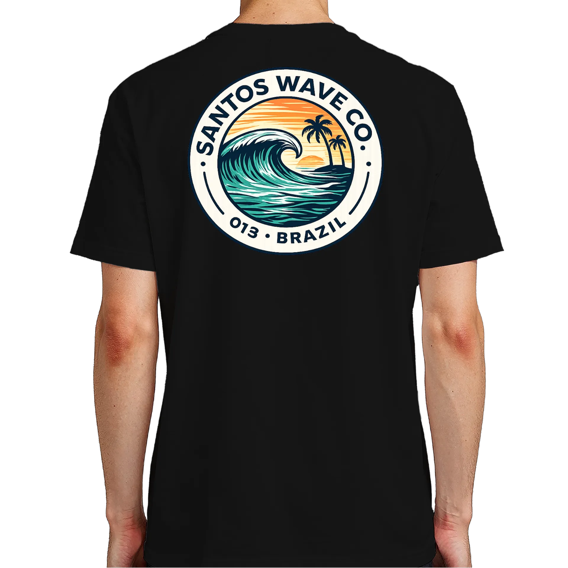 Camiseta Surf Wave Logo 100% Algodão - Imagem 7