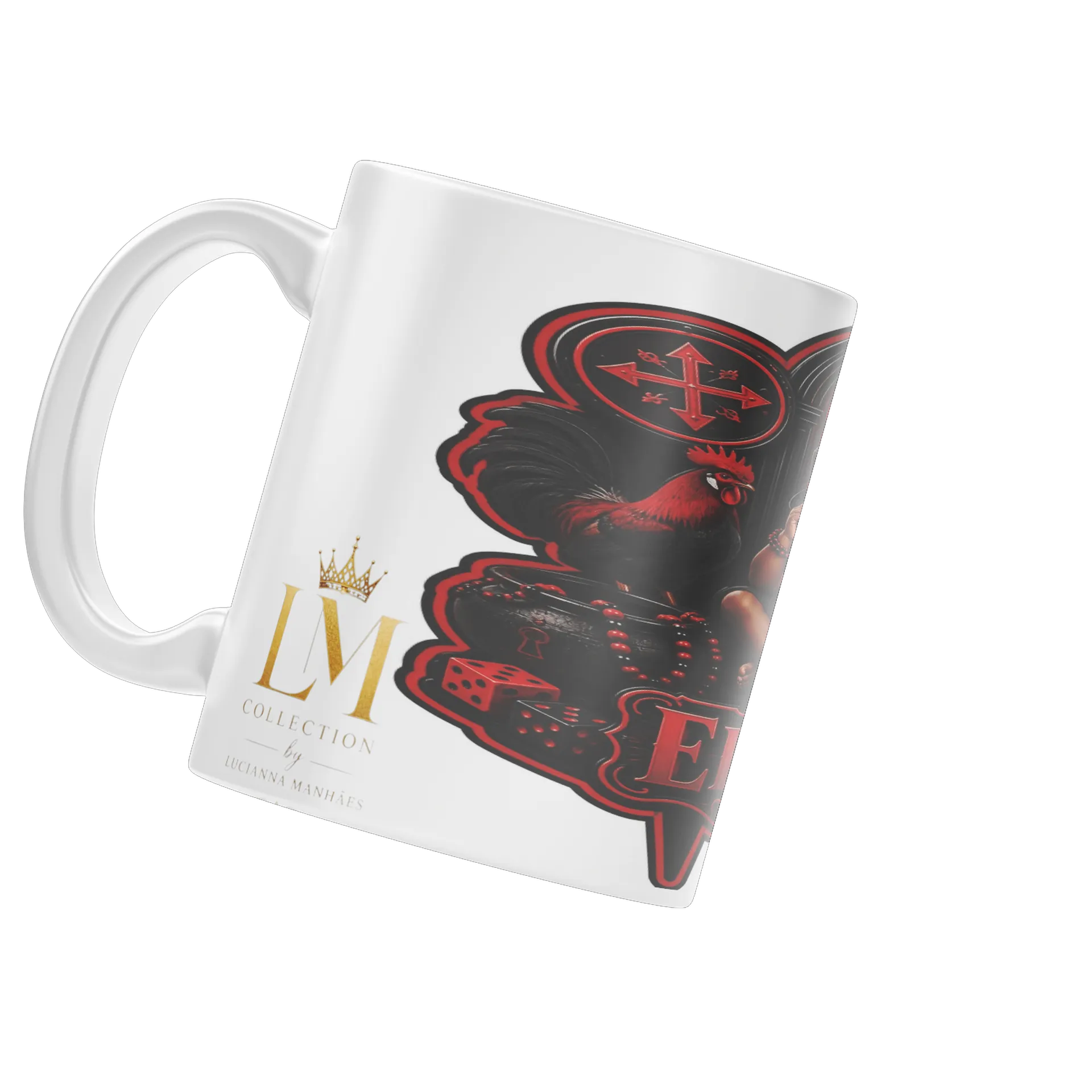 Caneca Exu Mirim de Lucianna