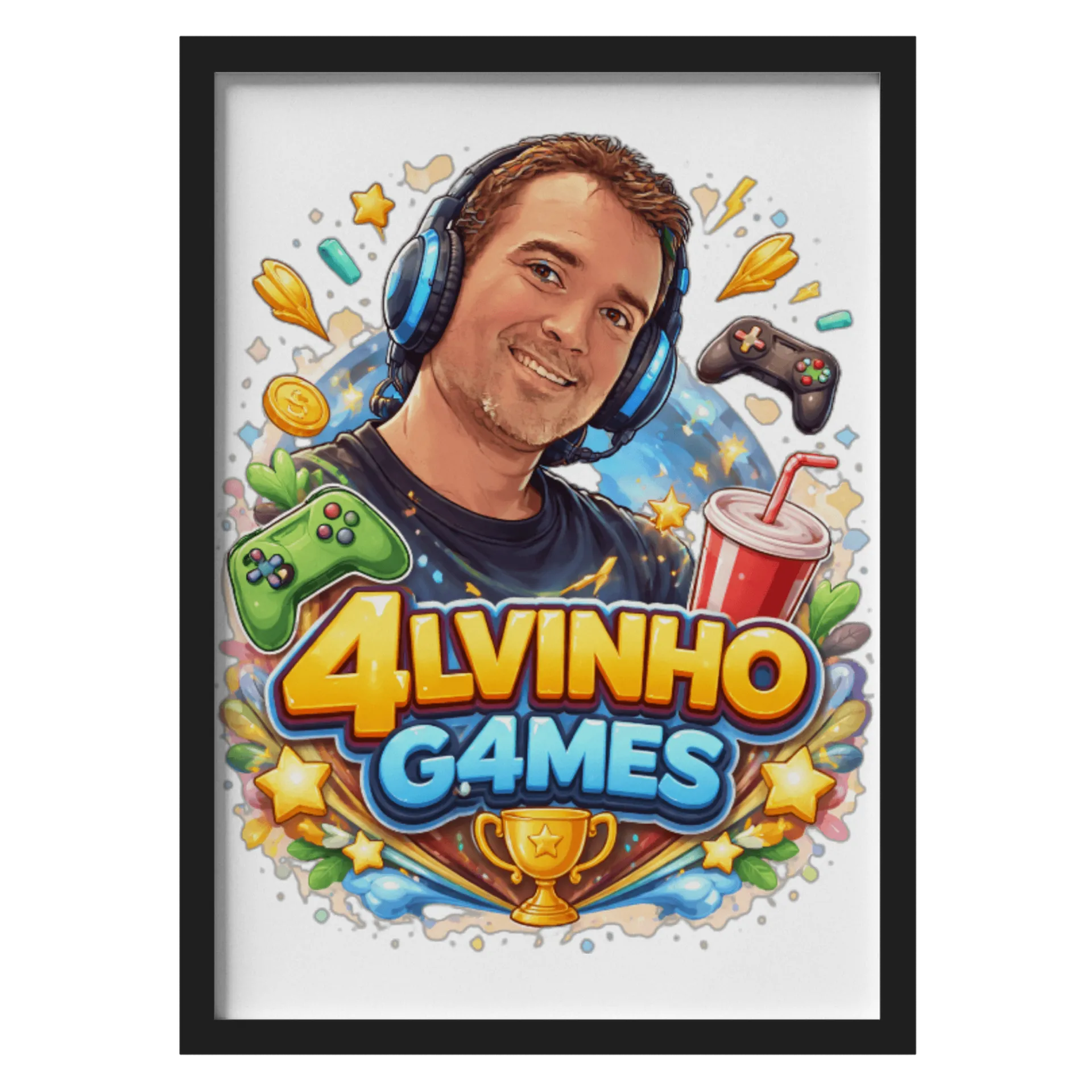 Quadro Alvinho Games  - Imagem 1
