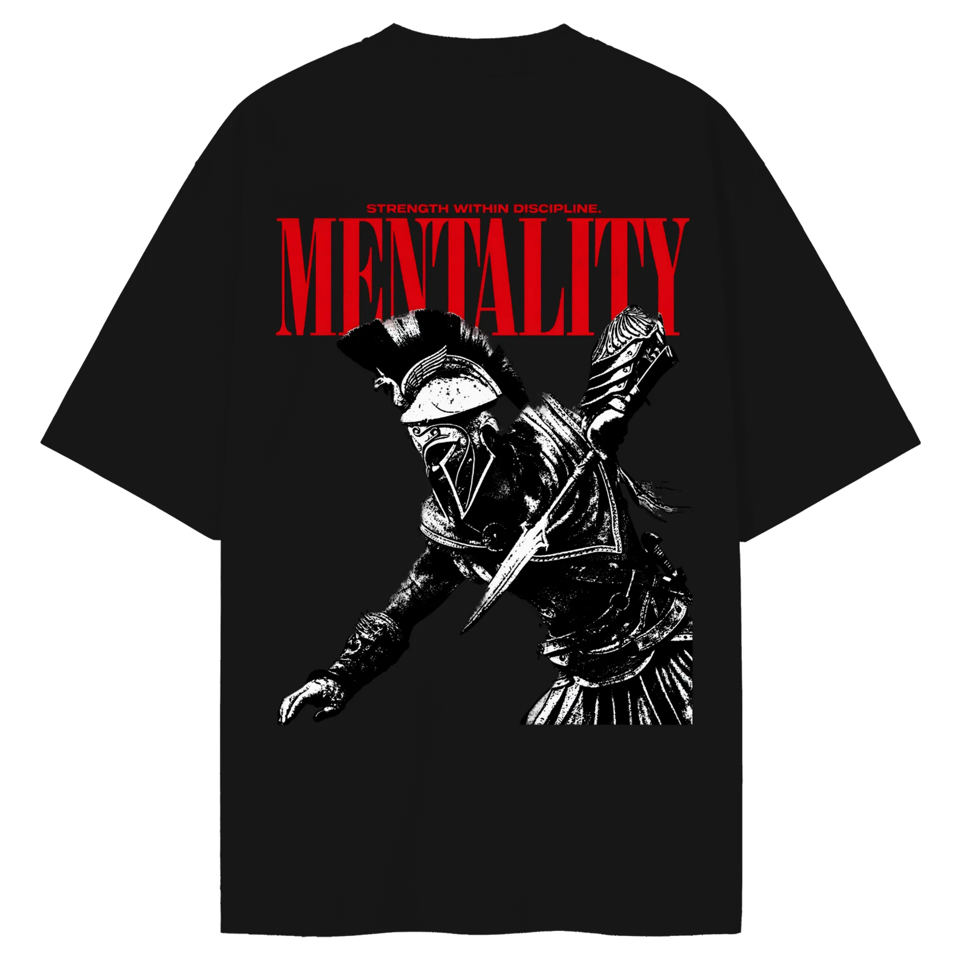 Camiseta Oversized Guerreiro Romano Mentality - Imagem 2