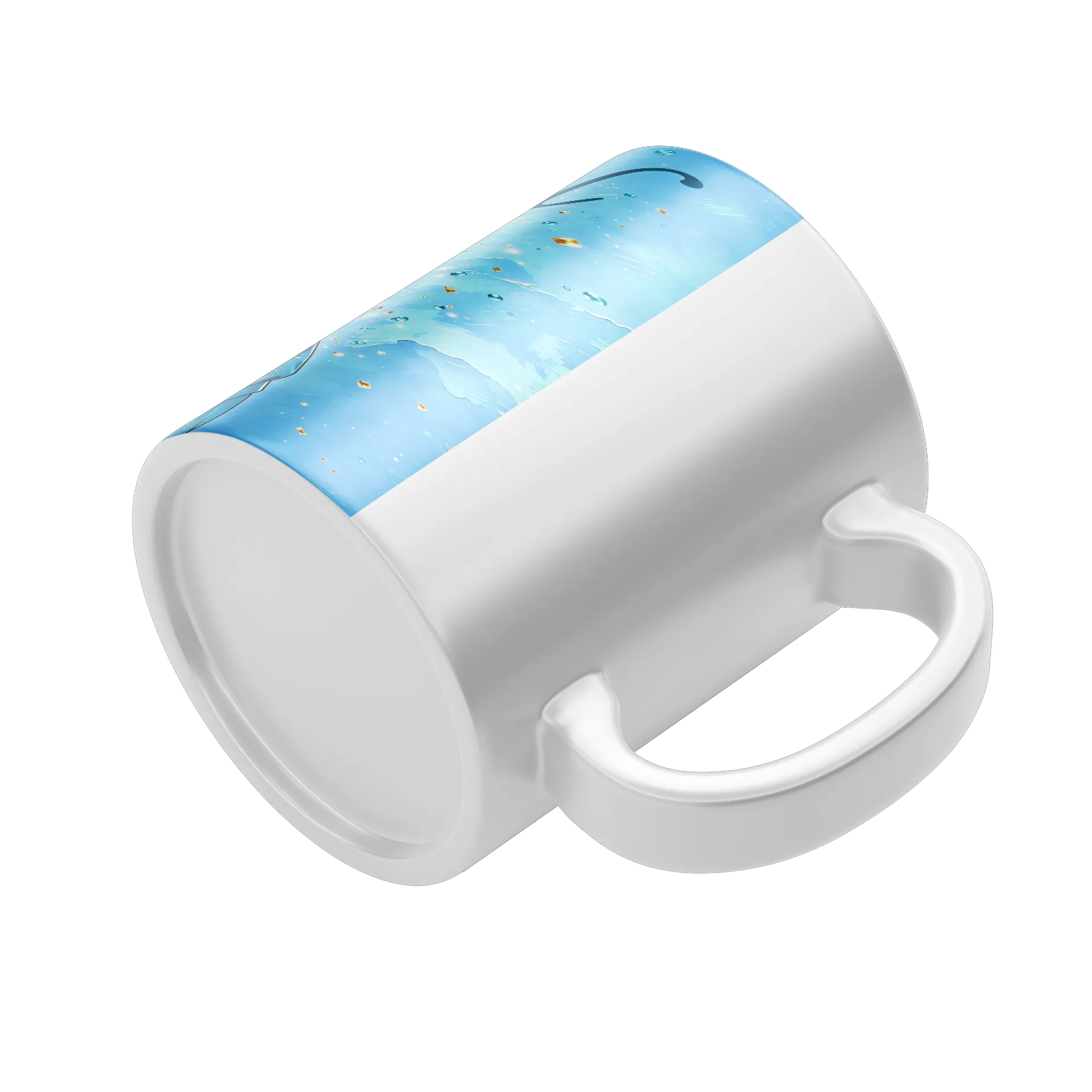 Caneca Porcelana Animações Gêmeos Abraço 325ml - Imagem 4
