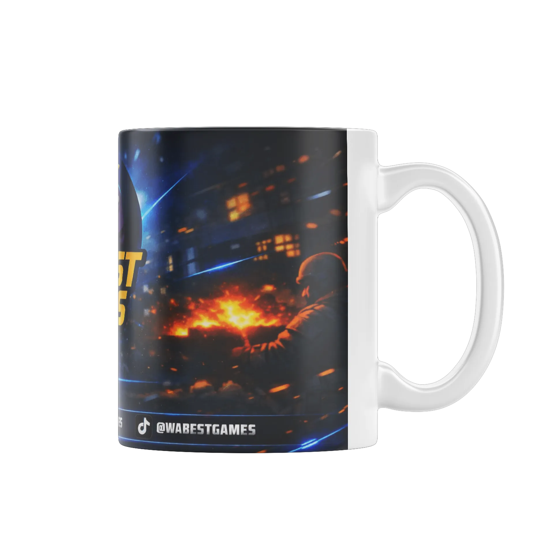 Caneca Cerâmica WABest Games 325ml - Imagem 1