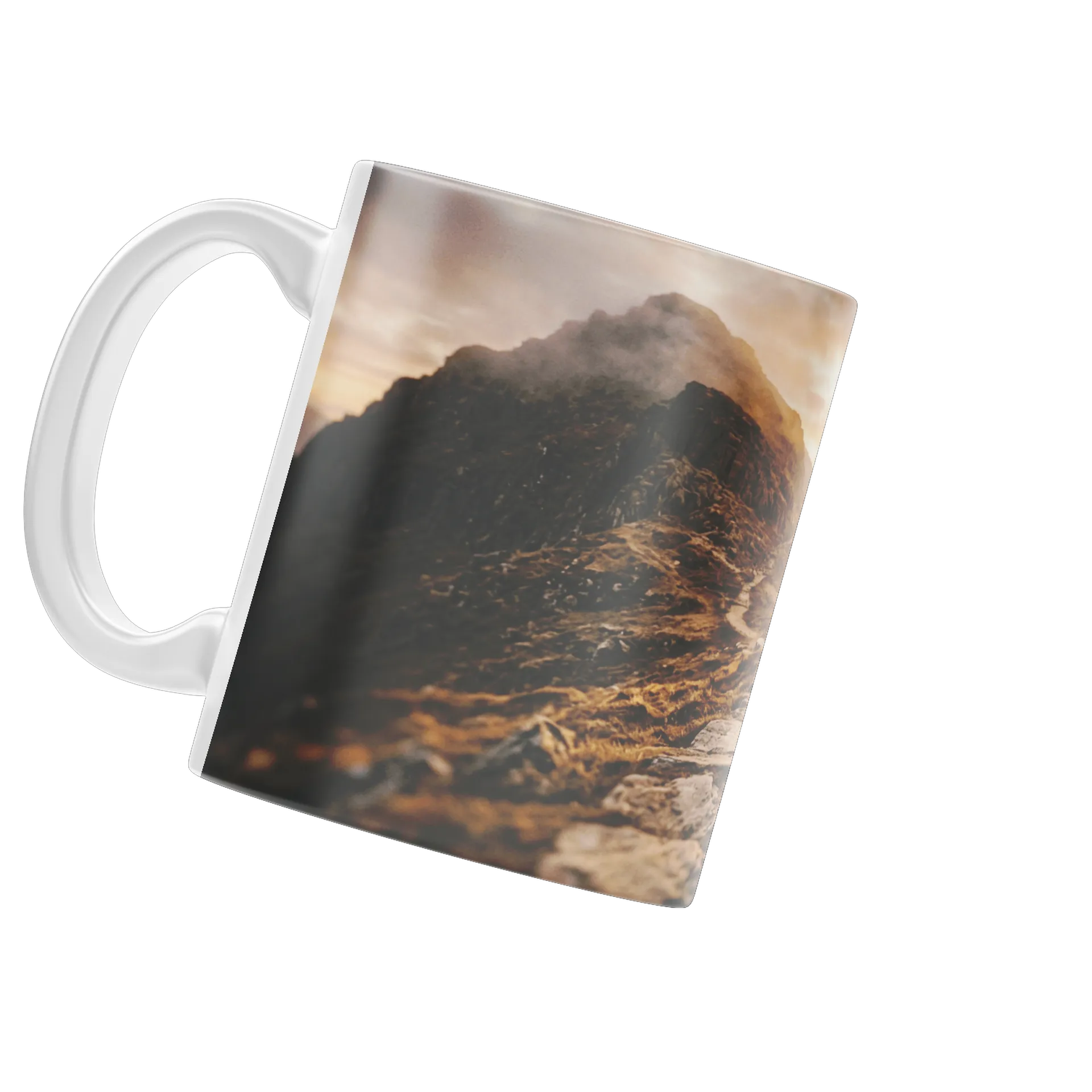 Caneca Paisagem Montanhosa ao Pôr do Sol 325ml - Imagem 3