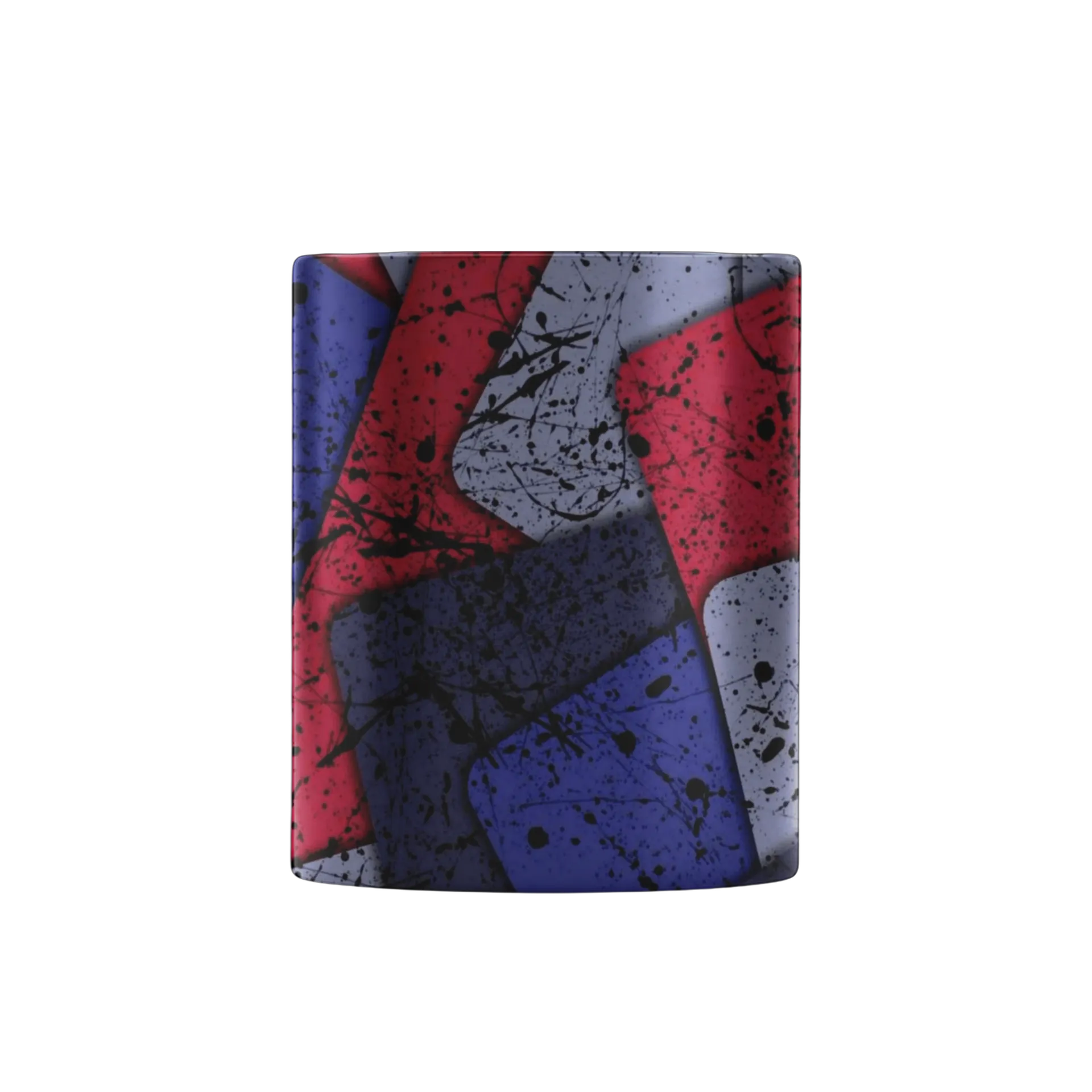 Caneca Branca Estampa Abstrata Linhas Pintadas 325ml - Imagem 2