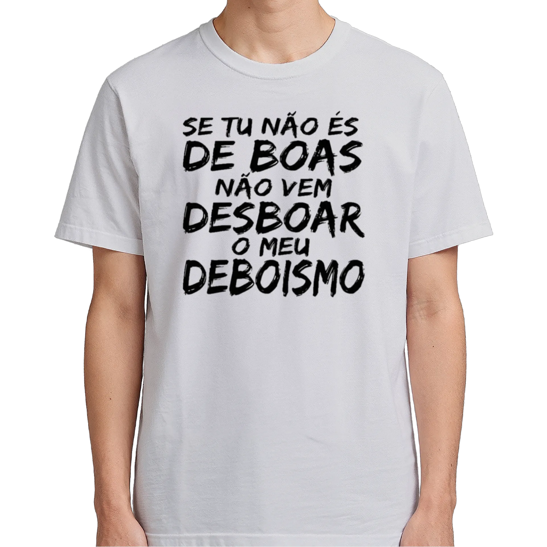 Camiseta Tipográfica Deboísmo 100% Algodão - Imagem 5