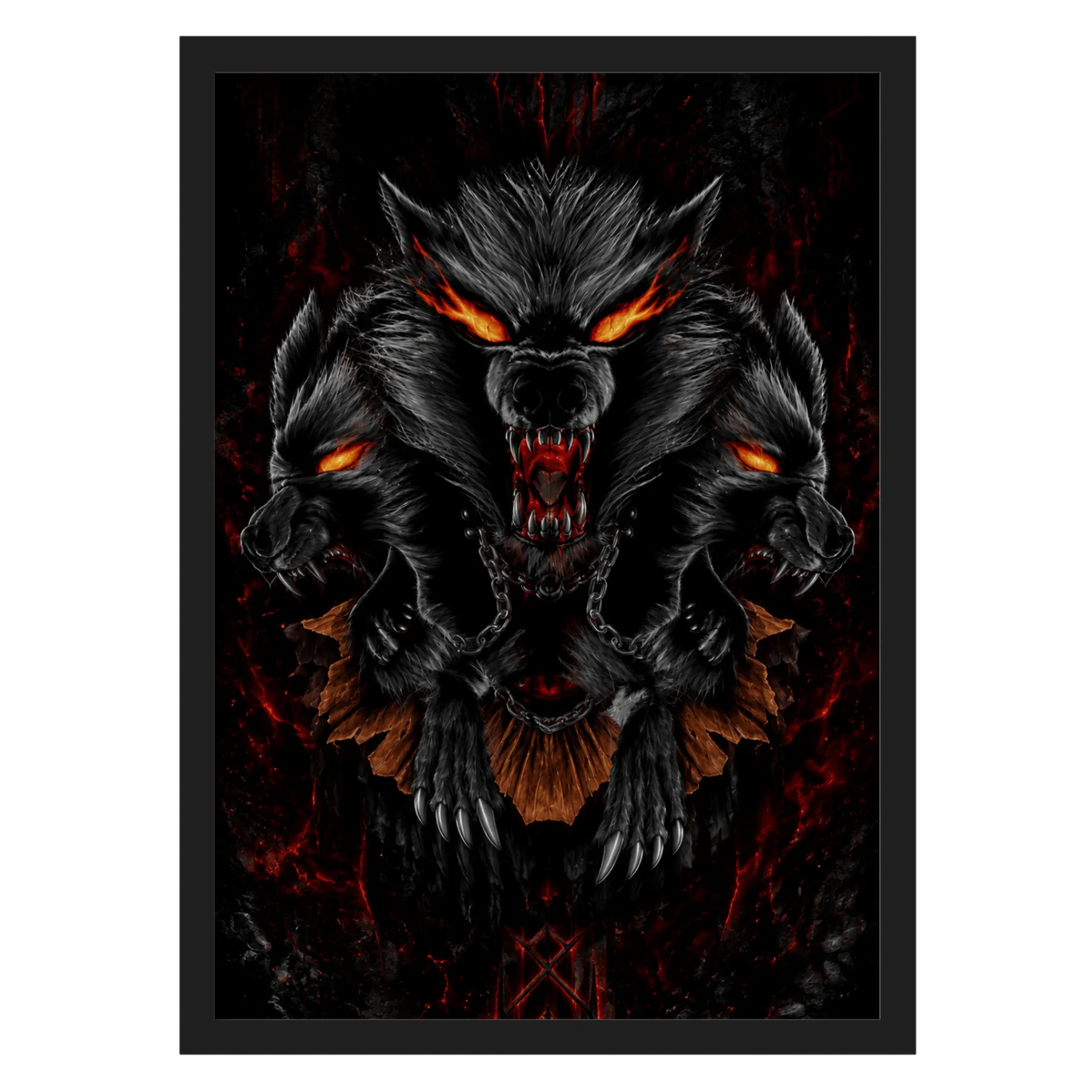 Quadro CERBERUS Frame | HELLCHAIN - Imagem 1