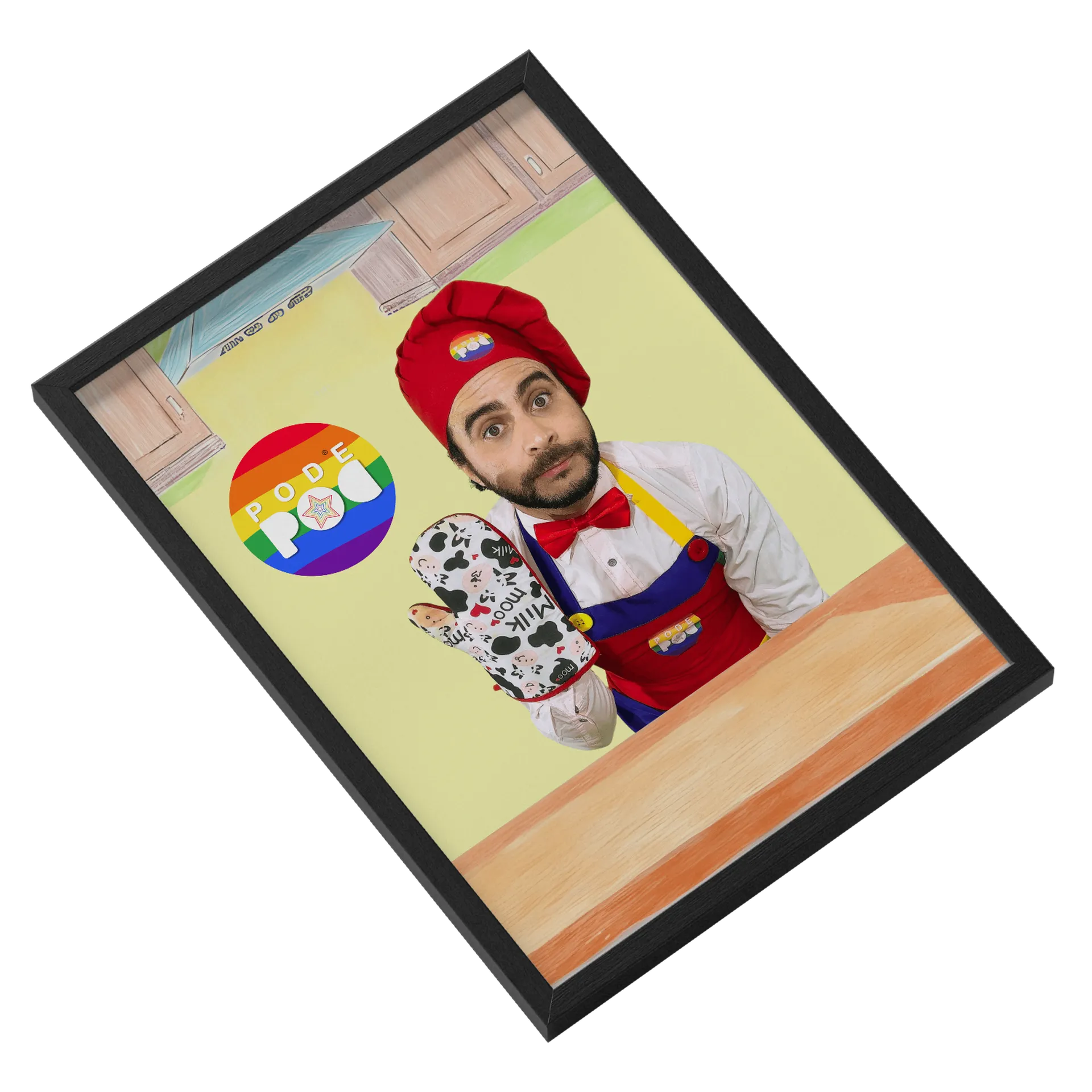 Quadro A3 personalizado Com Vidro Poc na Cozinha - Imagem 2