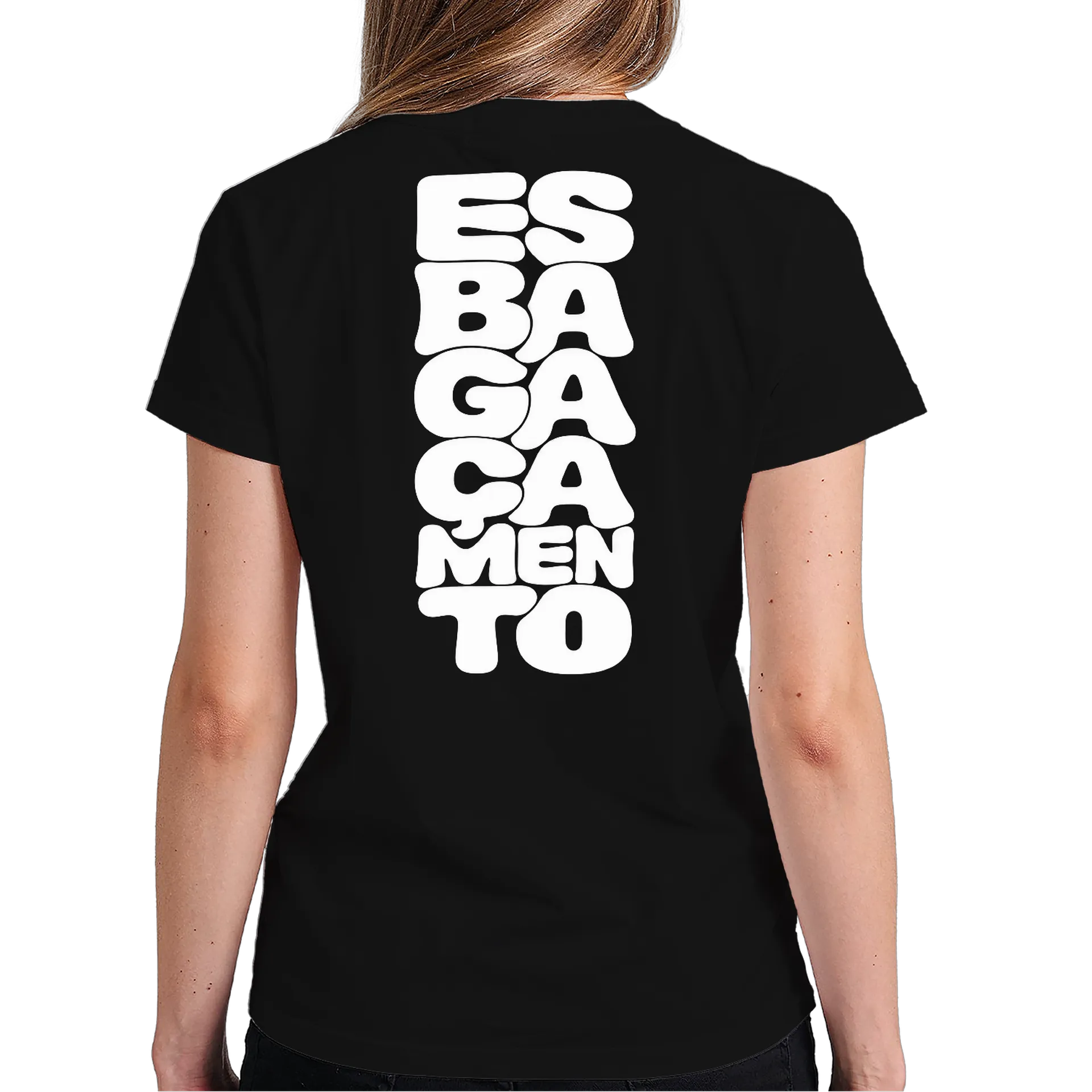 Camiseta Estampa Tipográfica Monocromática 100% Algodão de SmYGoll — imagem 5 de 6