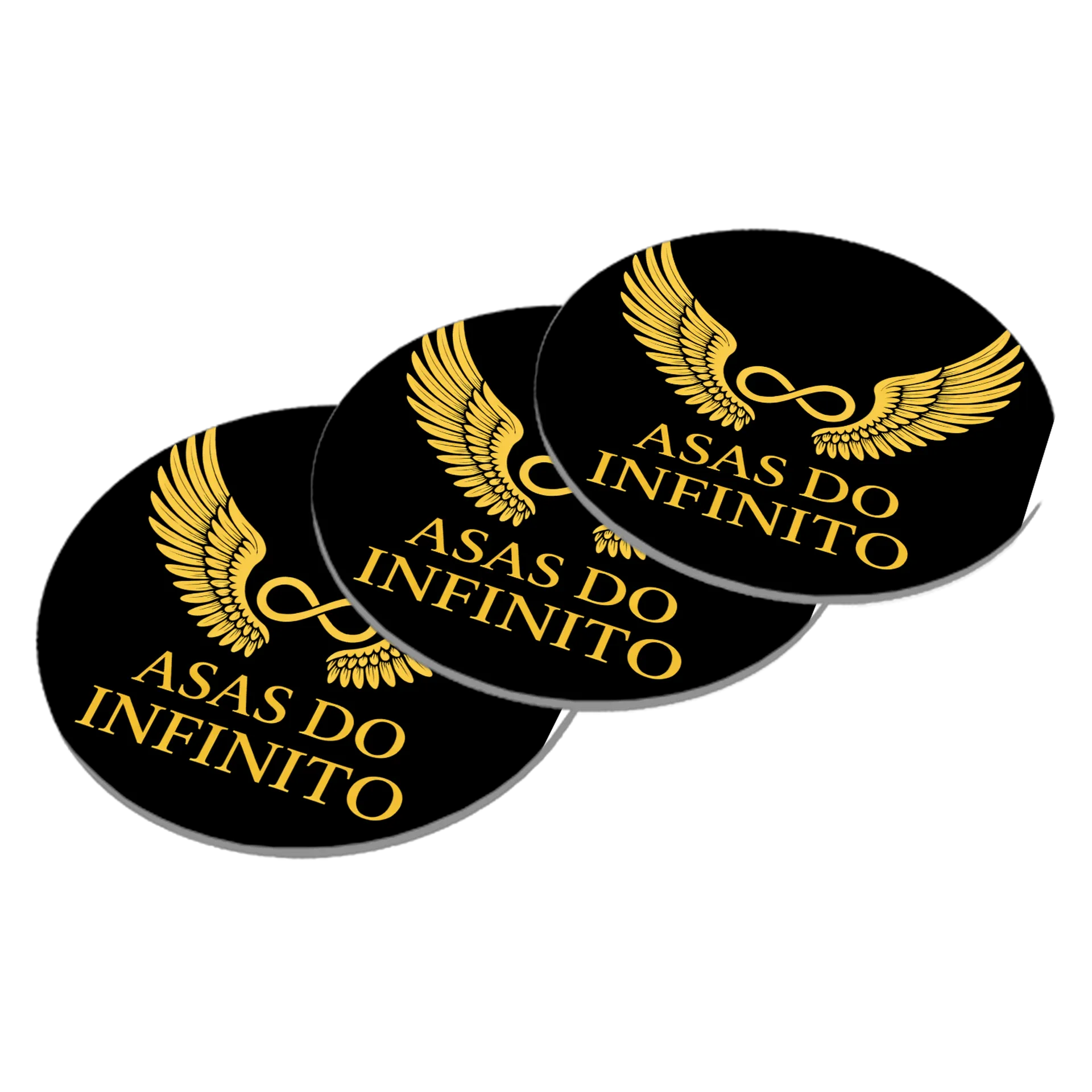 Porta-copos personalizado de Comunidade Asas do Infinito