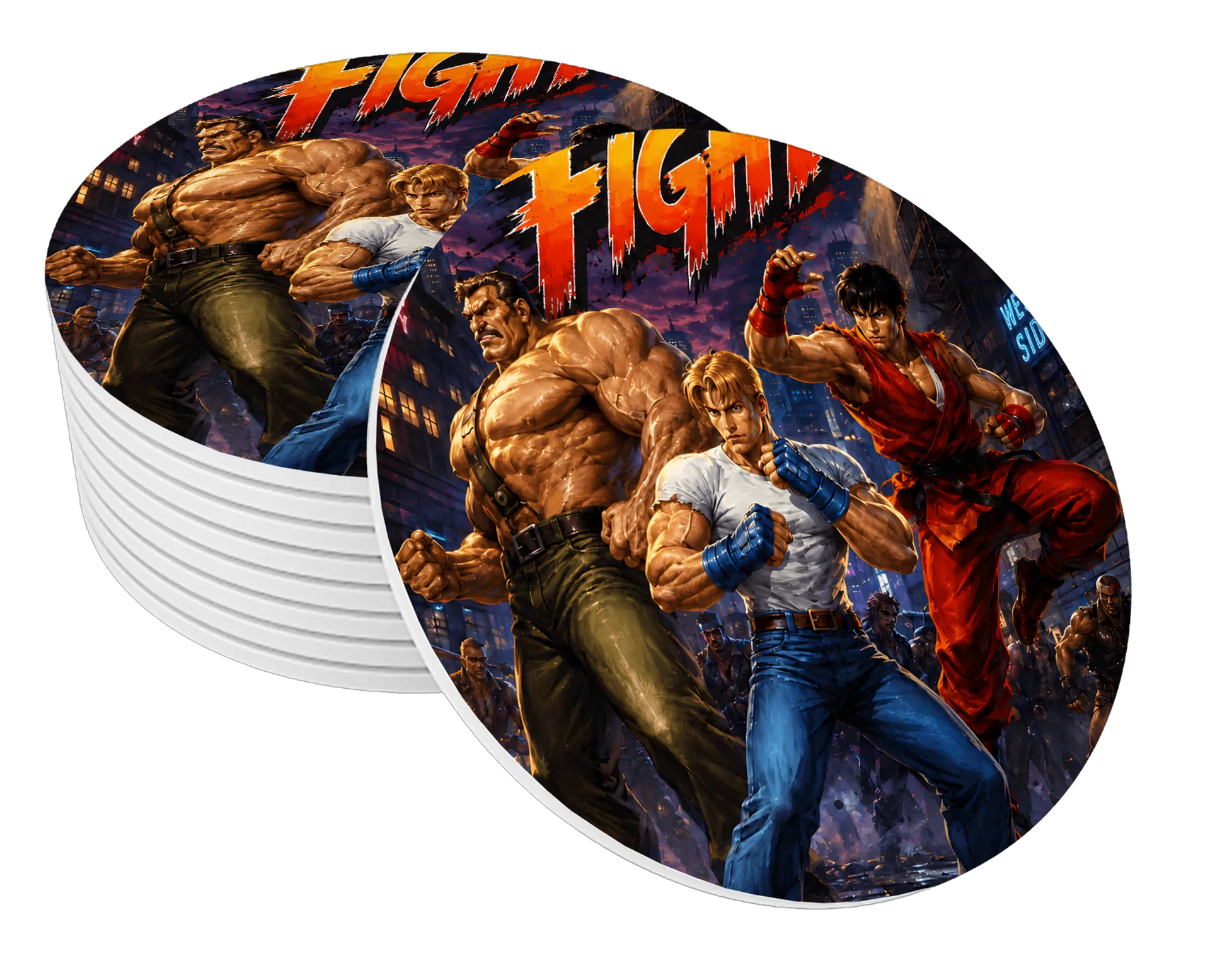 Porta-copos Final Fight – Episódio 3 | EQL - Imagem 1