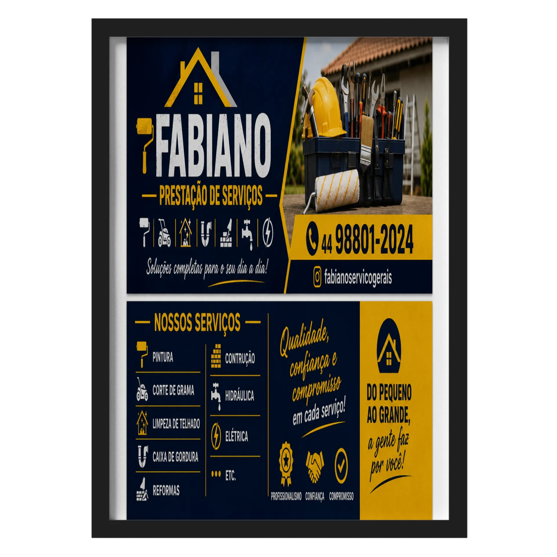 Quadro A3 personalizado - Imagem 1