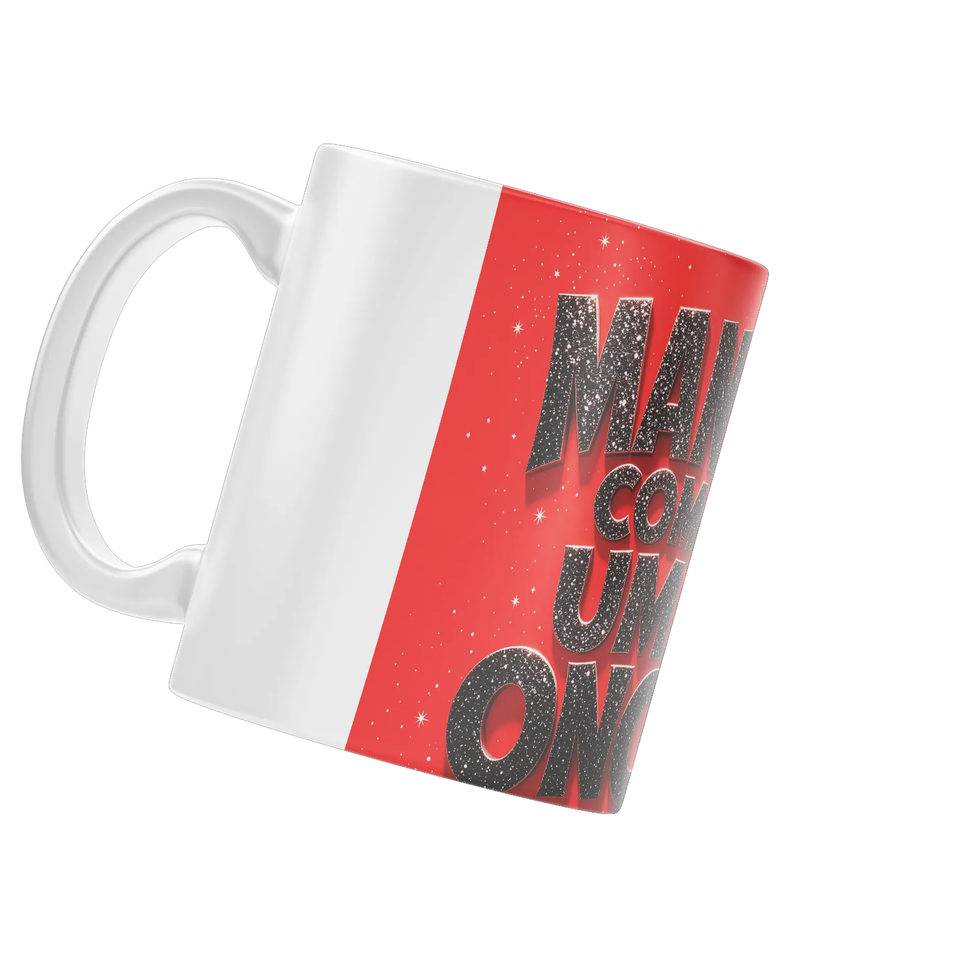 Caneca Estampa Letras Glam Neon 325ml - Imagem 3