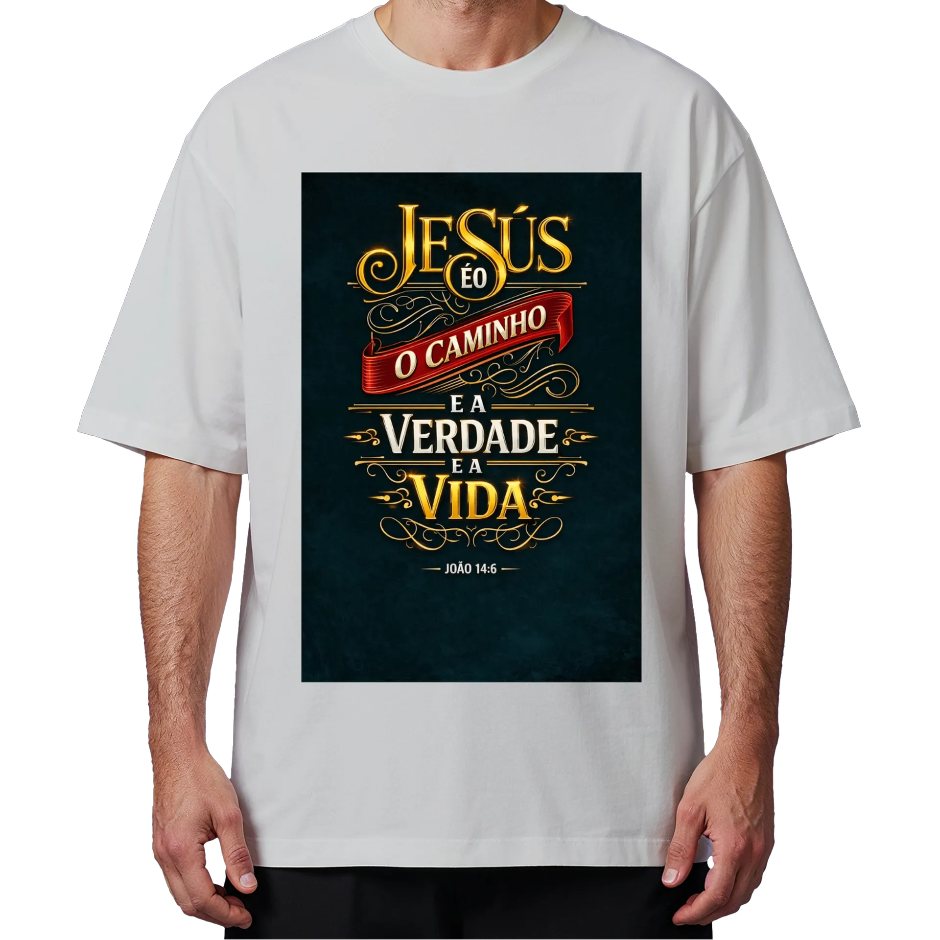 Camiseta Oversized de Lopes Estampas Clássicas  — imagem 4 de 6