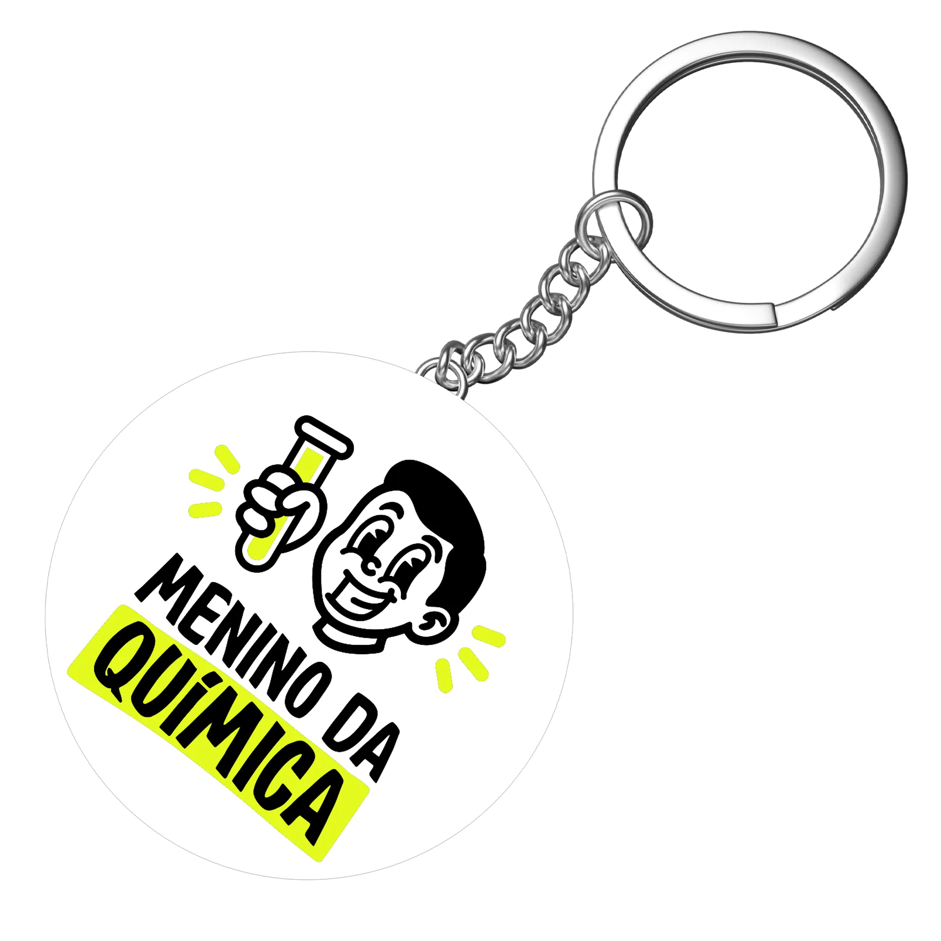 Chaveiro MDF - MDQ de Menino da Química — imagem 3 de 3