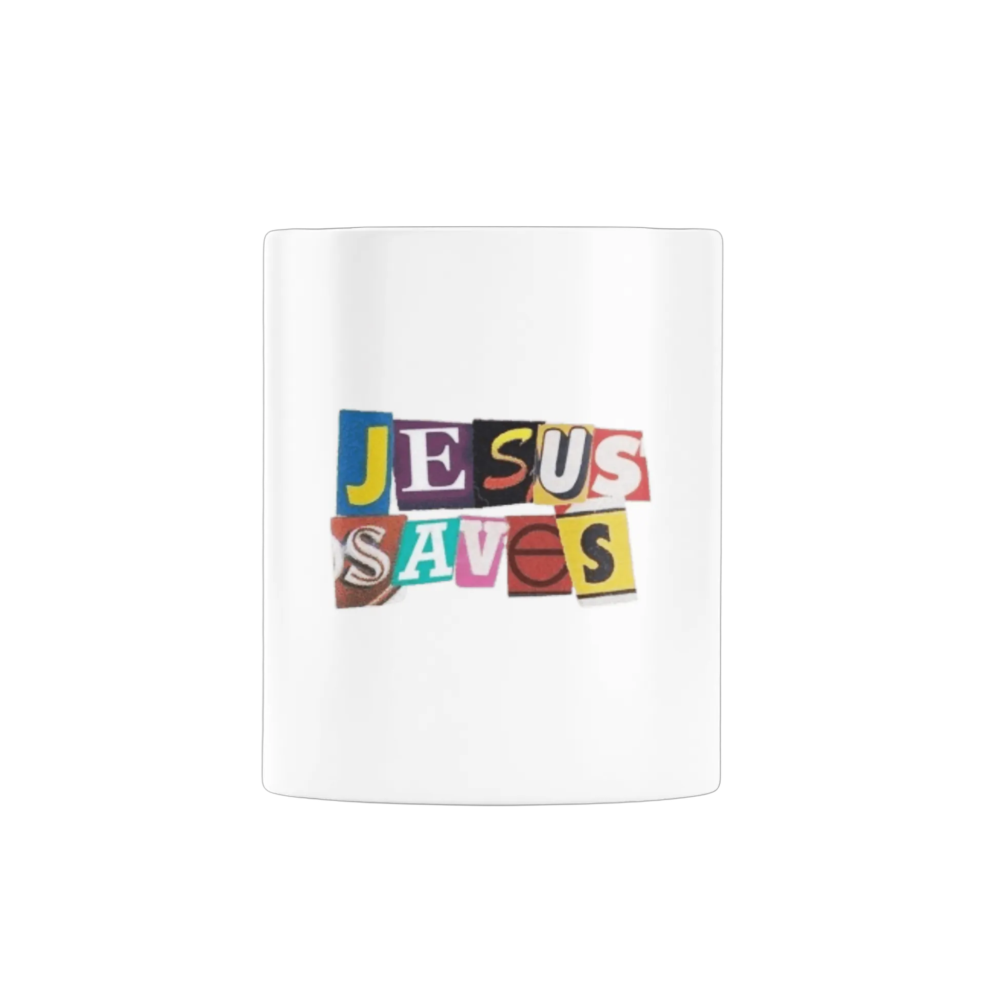 Caneca Porcelana Jesus Saves 325ml de Teologia Entusiasta — imagem 2 de 4