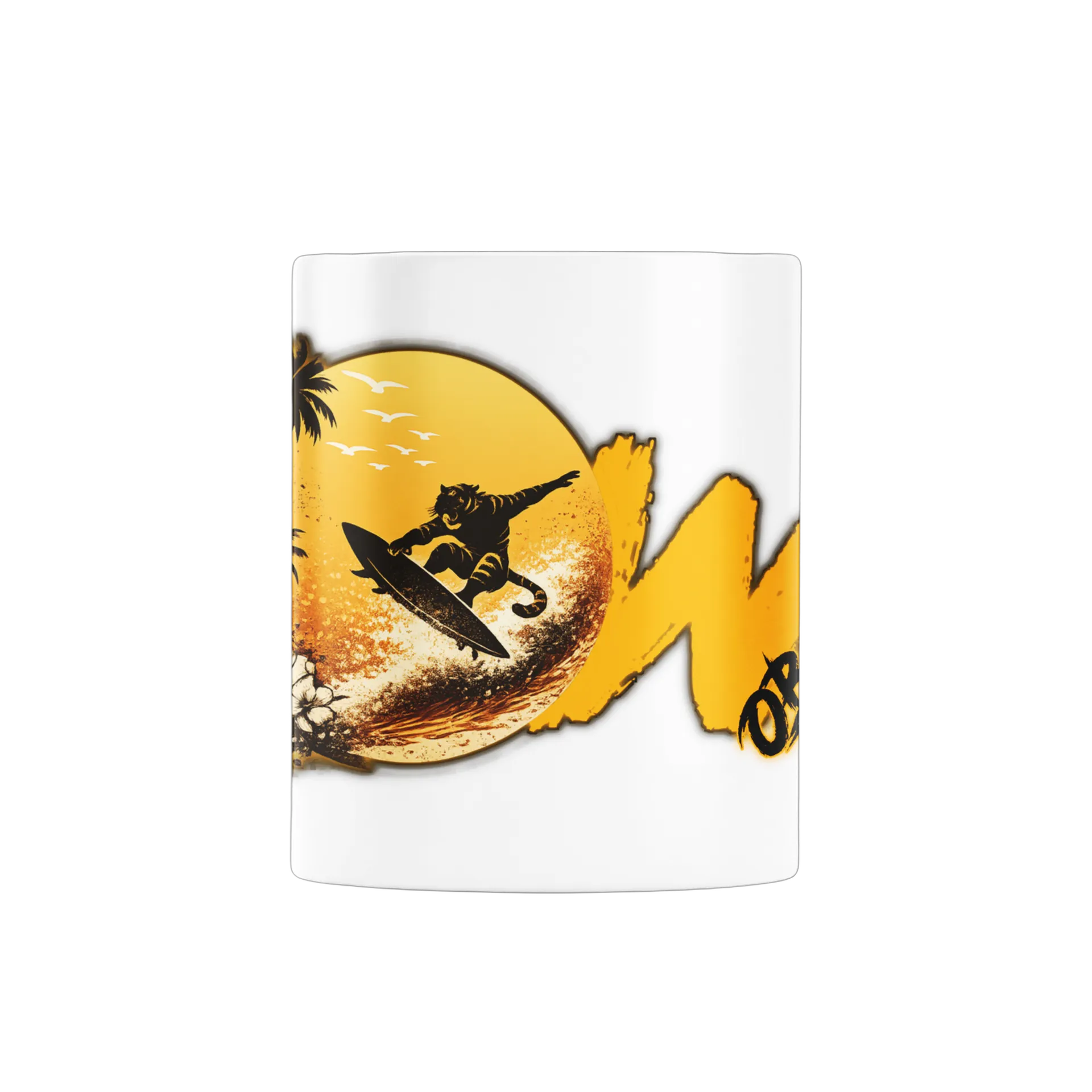 Caneca Cerâmica Surf Estampa Praia 325ml - Imagem 2