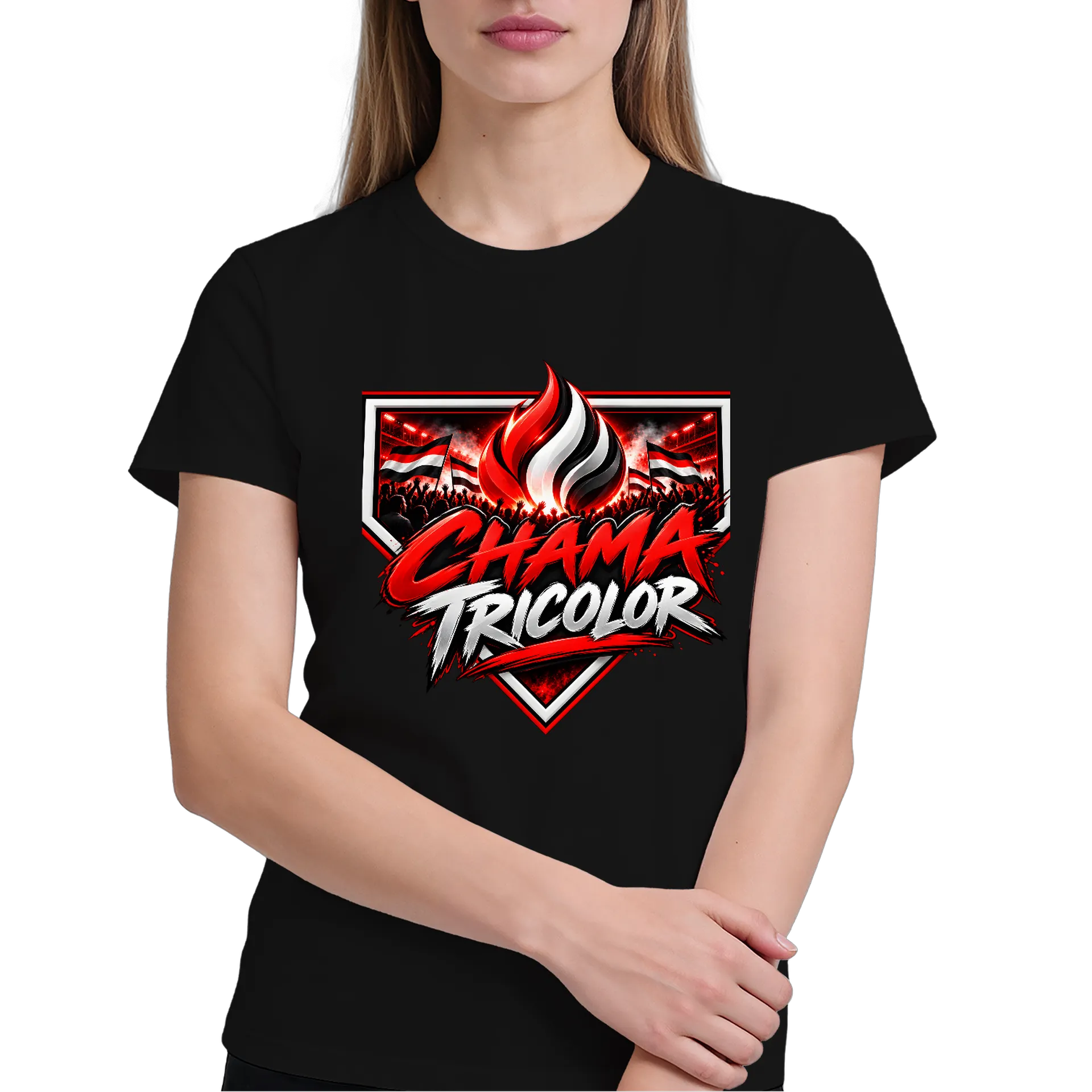 Camiseta personalizada de CHAMA TRICOLOR — imagem 3 de 6