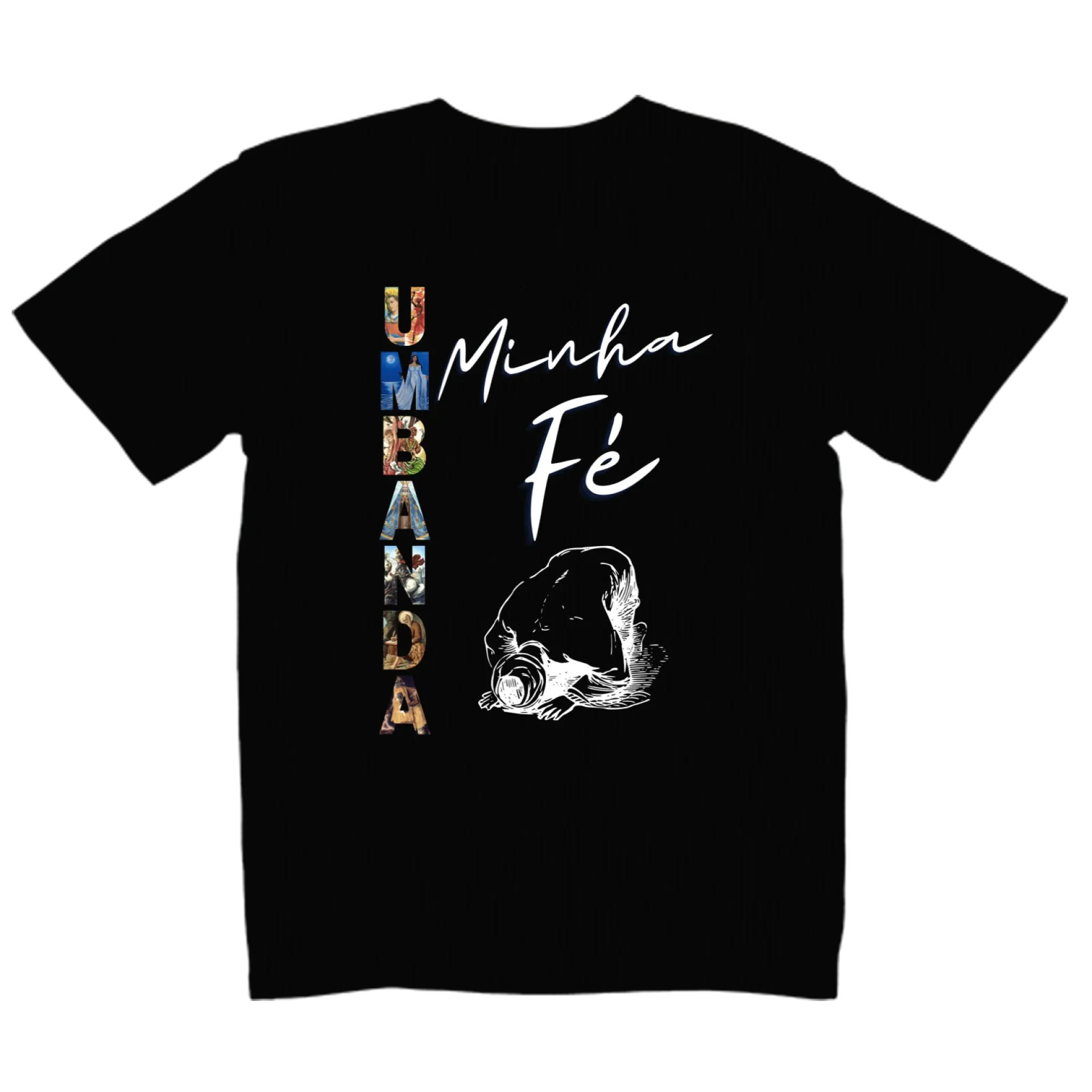 Camiseta Umbanda Minha Fé de Amor a Umbanda Story