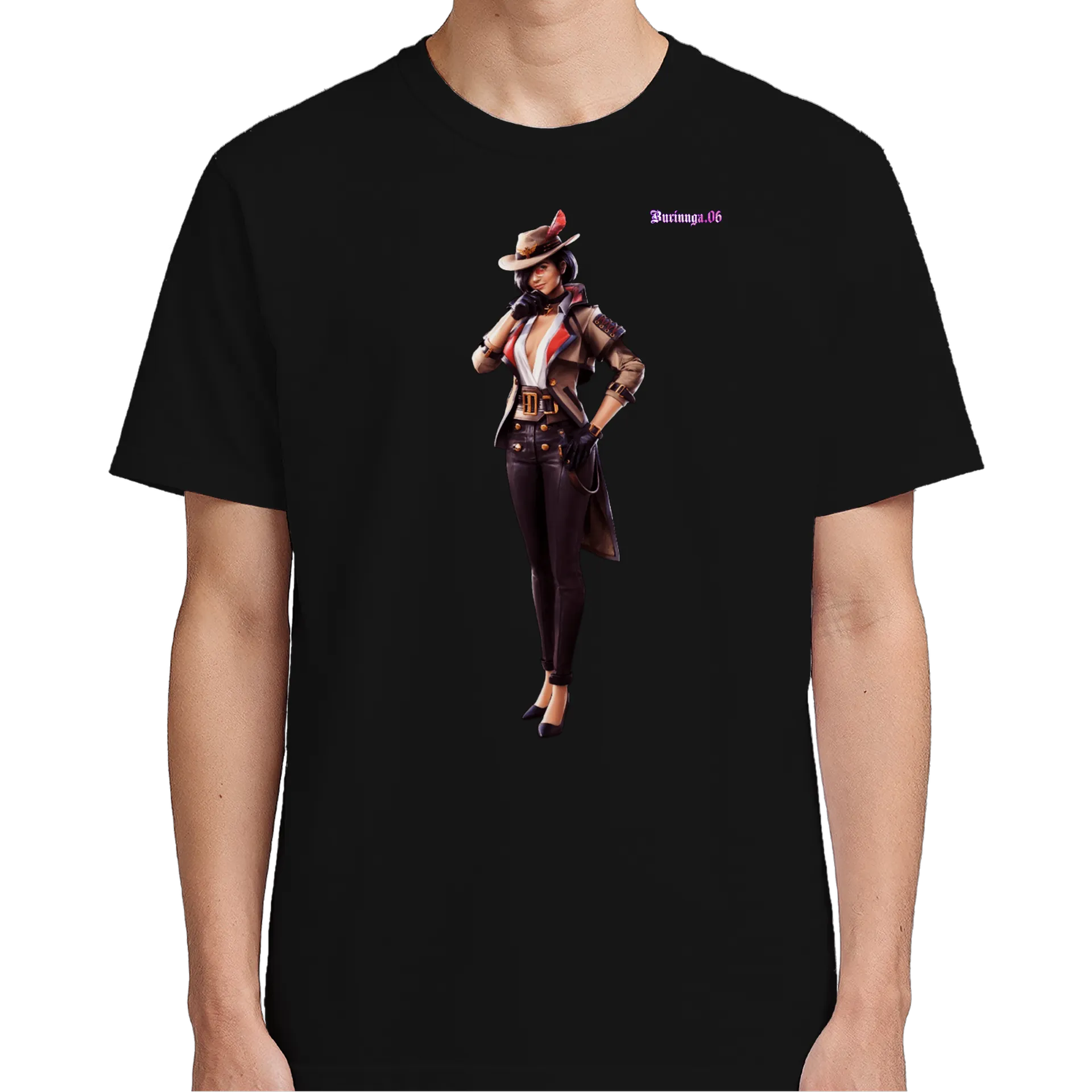 Camiseta personalizada FREE FIRE EVELYN - Imagem 5