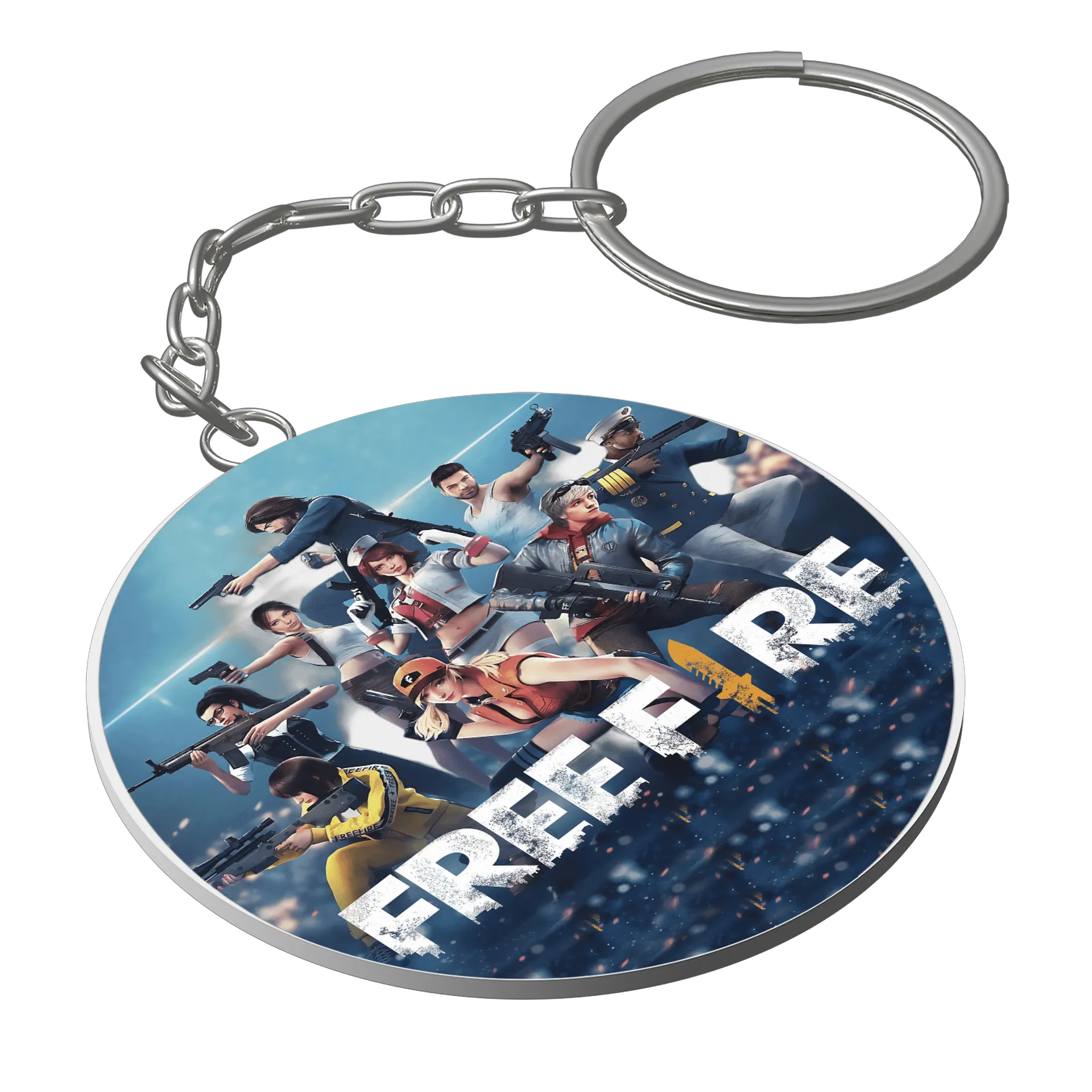 Chaveiro personalizado FREE FIRE - Imagem 1