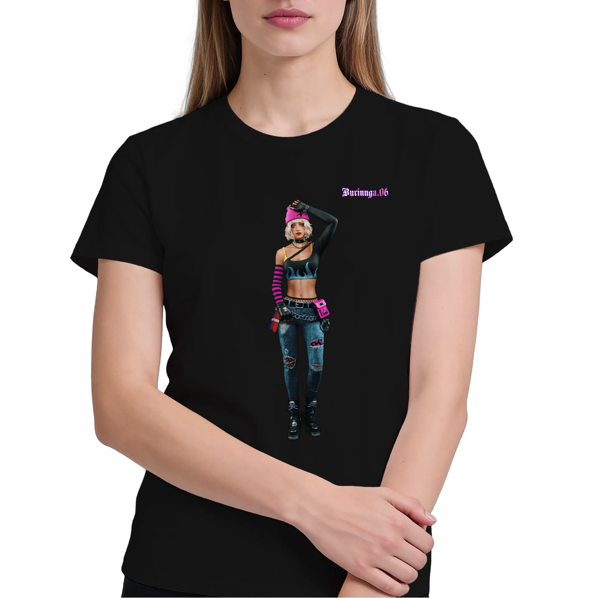 Camiseta personalizada FREE FIRE DIANA - Imagem 4