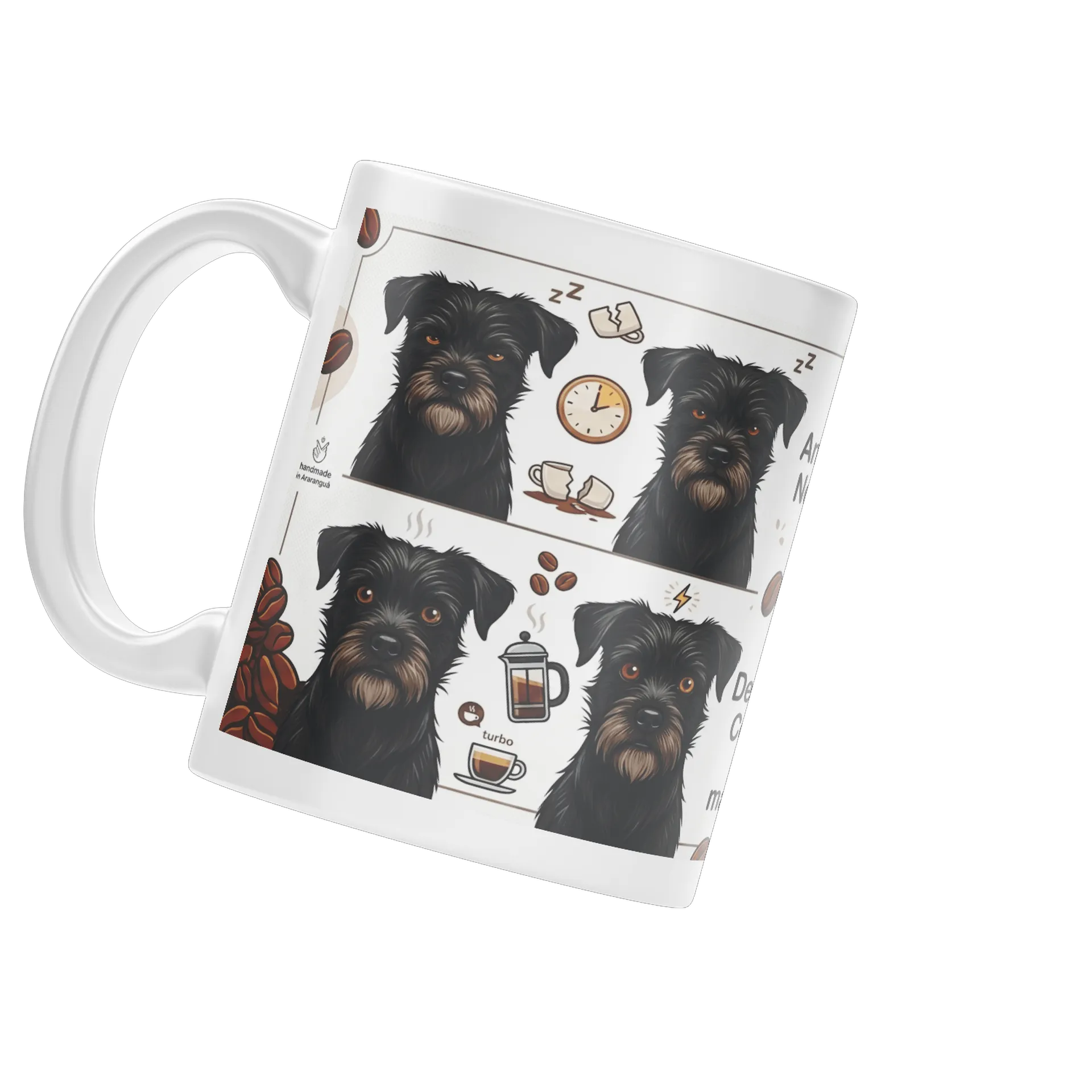 Caneca Porcelana Pretinha 325ml - Imagem 3