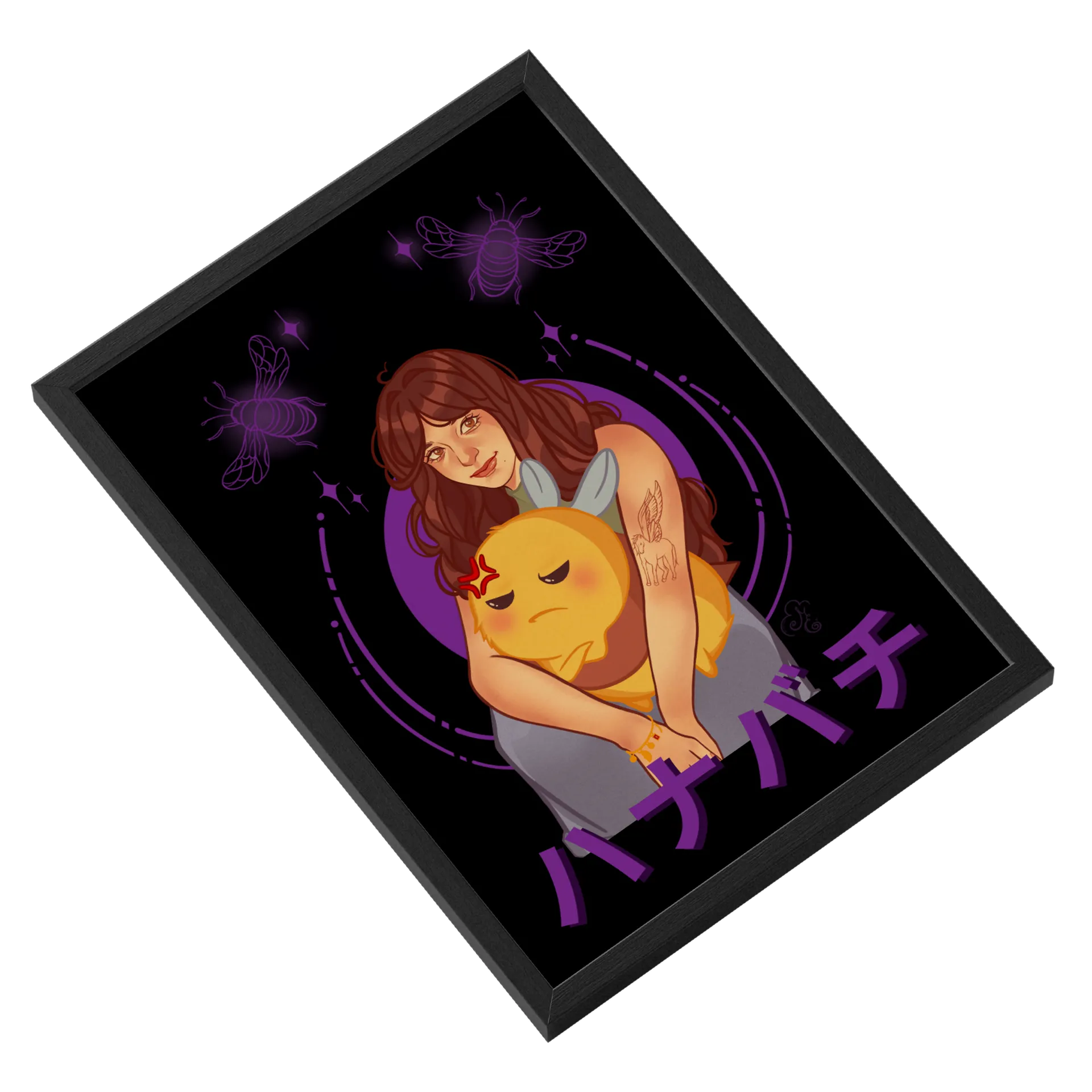 Quadro "Hanabachi" - Versão Roxa - Imagem 2