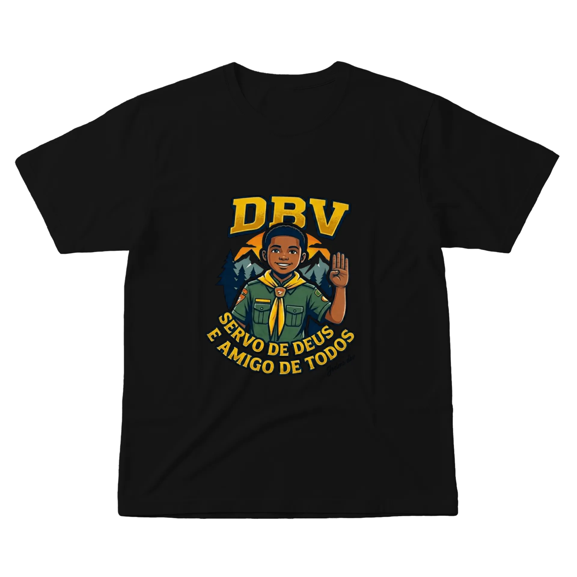 Camiseta dbv Servo de Deus e amigo de todos  de Joelme dbv