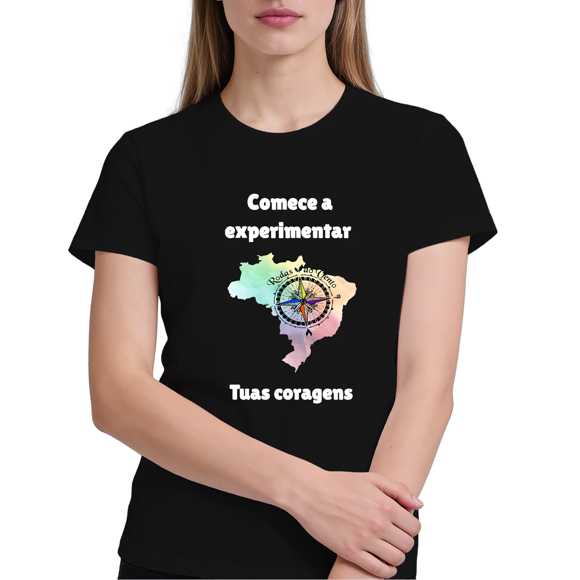Camiseta Tua Coragem de RodasdoVento — imagem 3 de 6