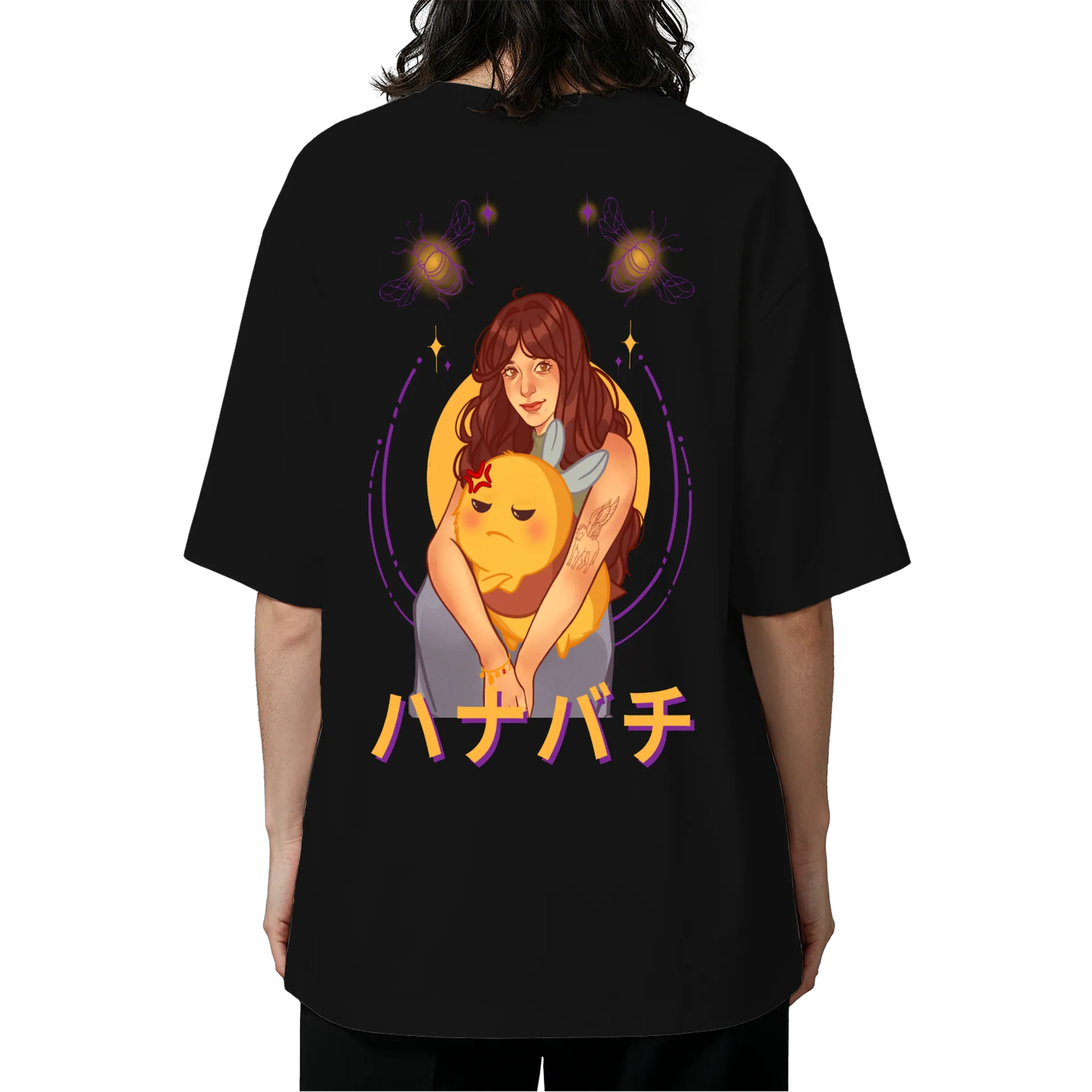 Camiseta "Hanabachi" Oversized - Versão Amarela - Imagem 6