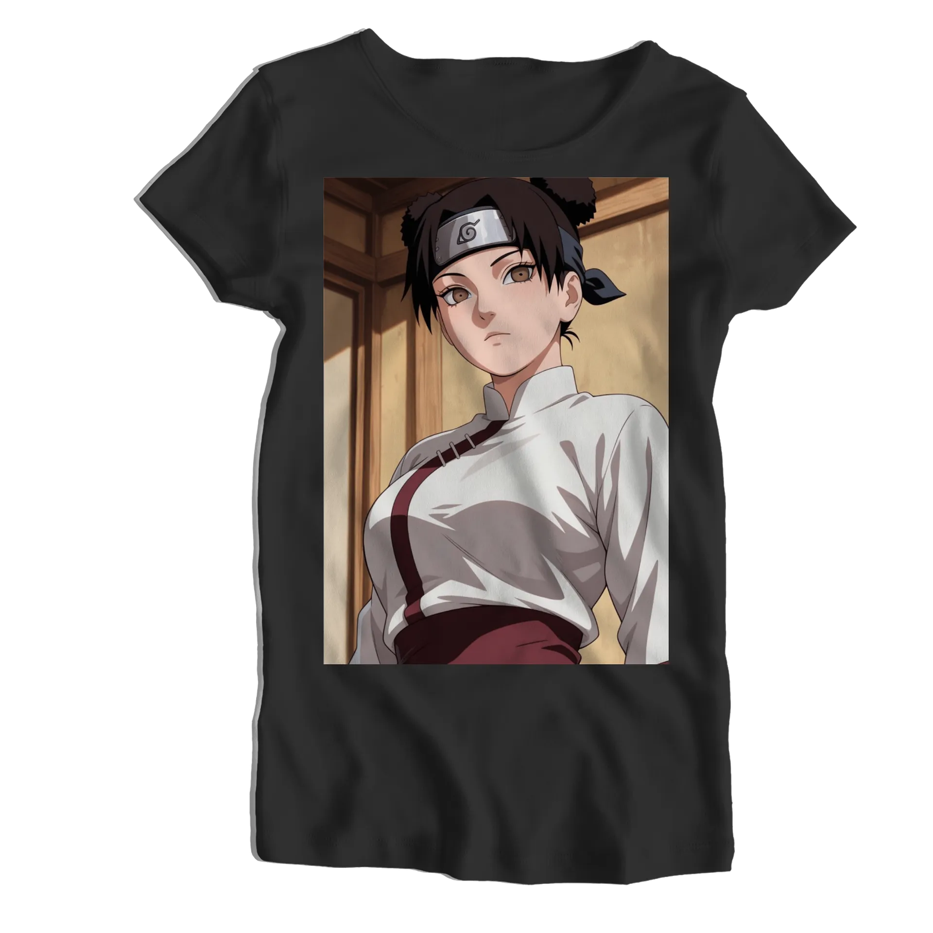 Camiseta Babylook Personagem de Anime Estilo Cartoon 100% - Imagem 1