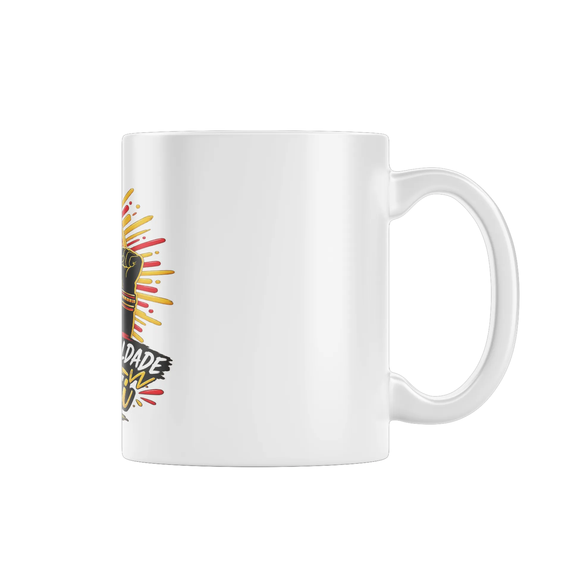 Caneca Estampa Tipográfica Abayomi Respeito Luta Igualdade - Imagem 1
