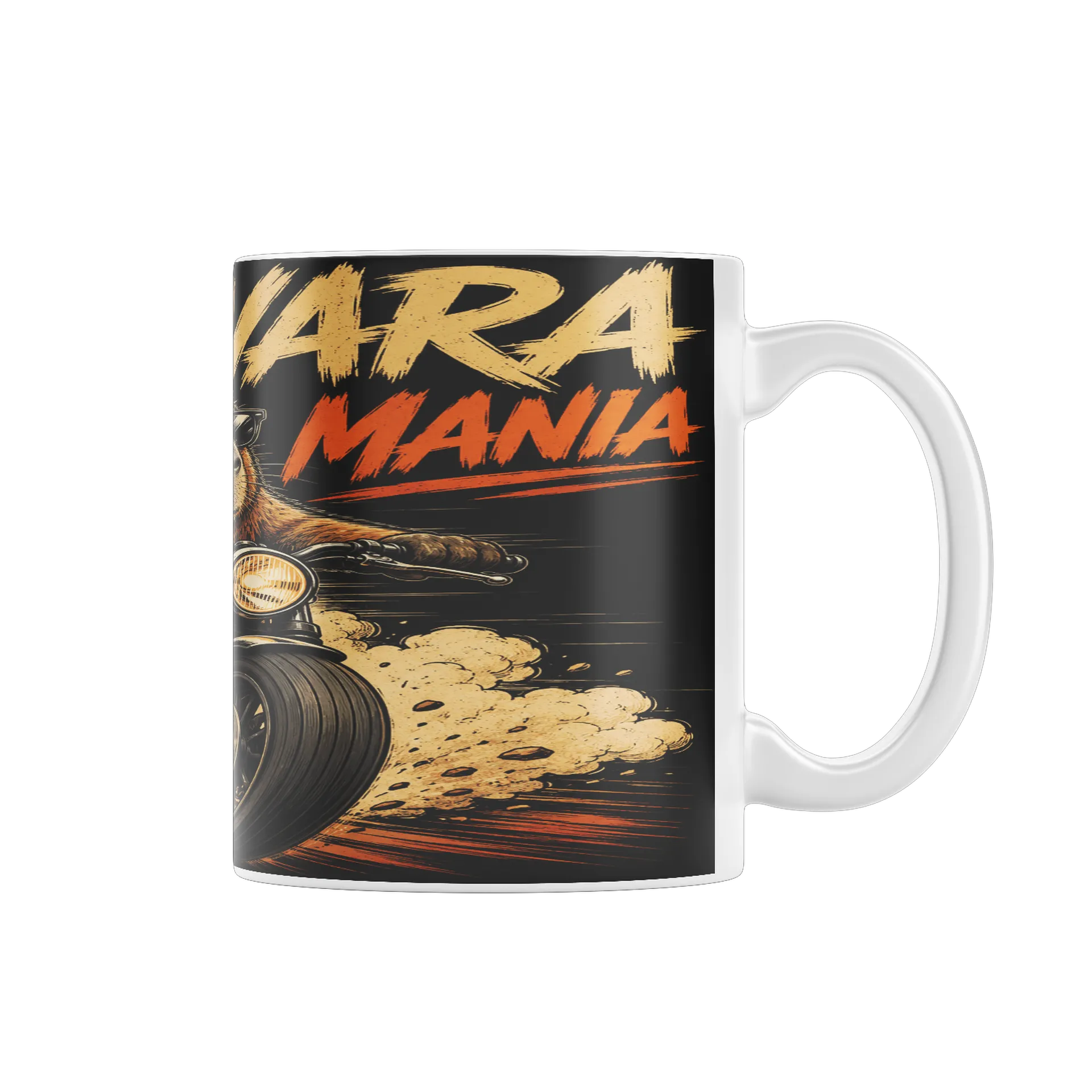 Caneca Porcelana Capivara Mania 325ml - Imagem 1