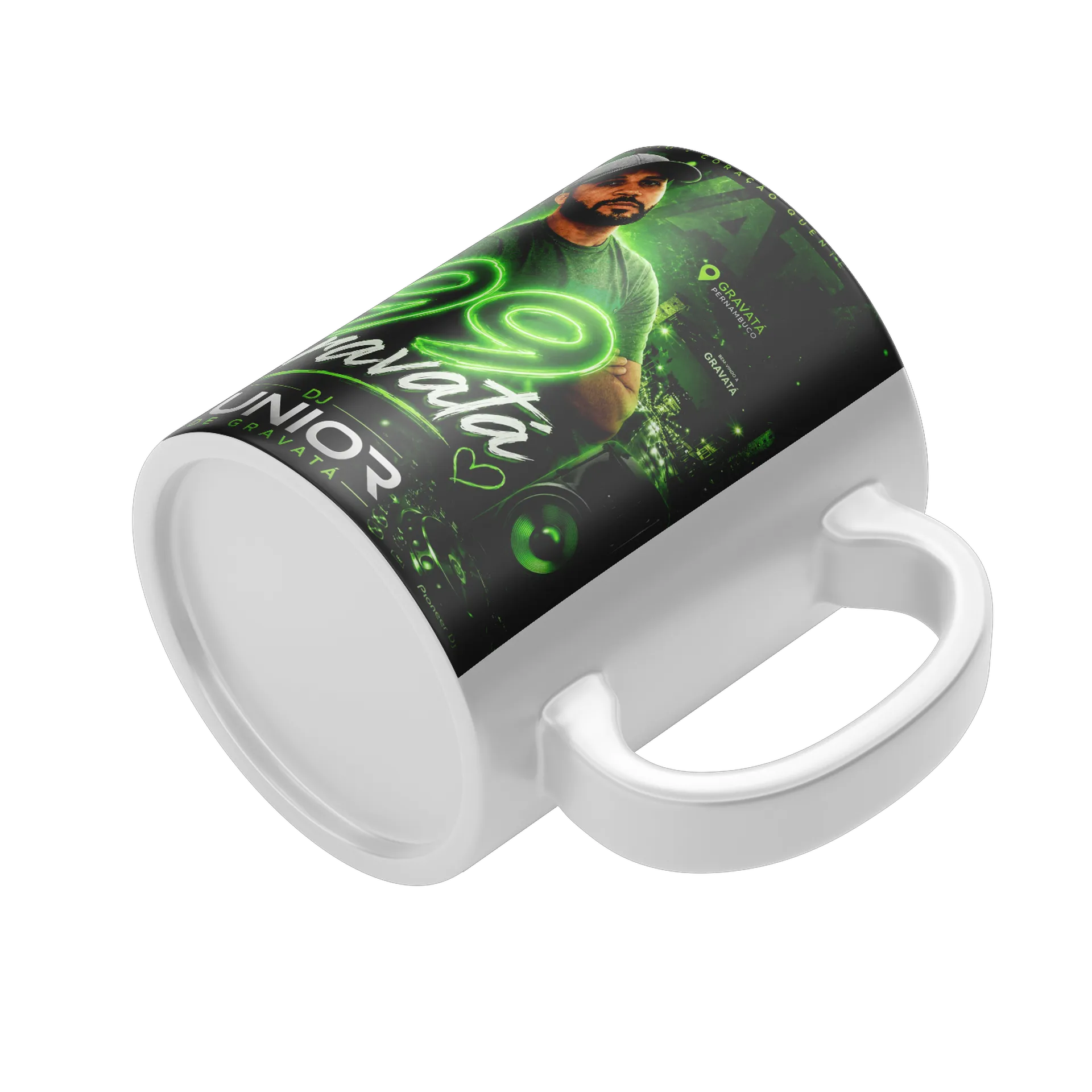 Caneca personalizada djjunior_de_gravata - Imagem 4