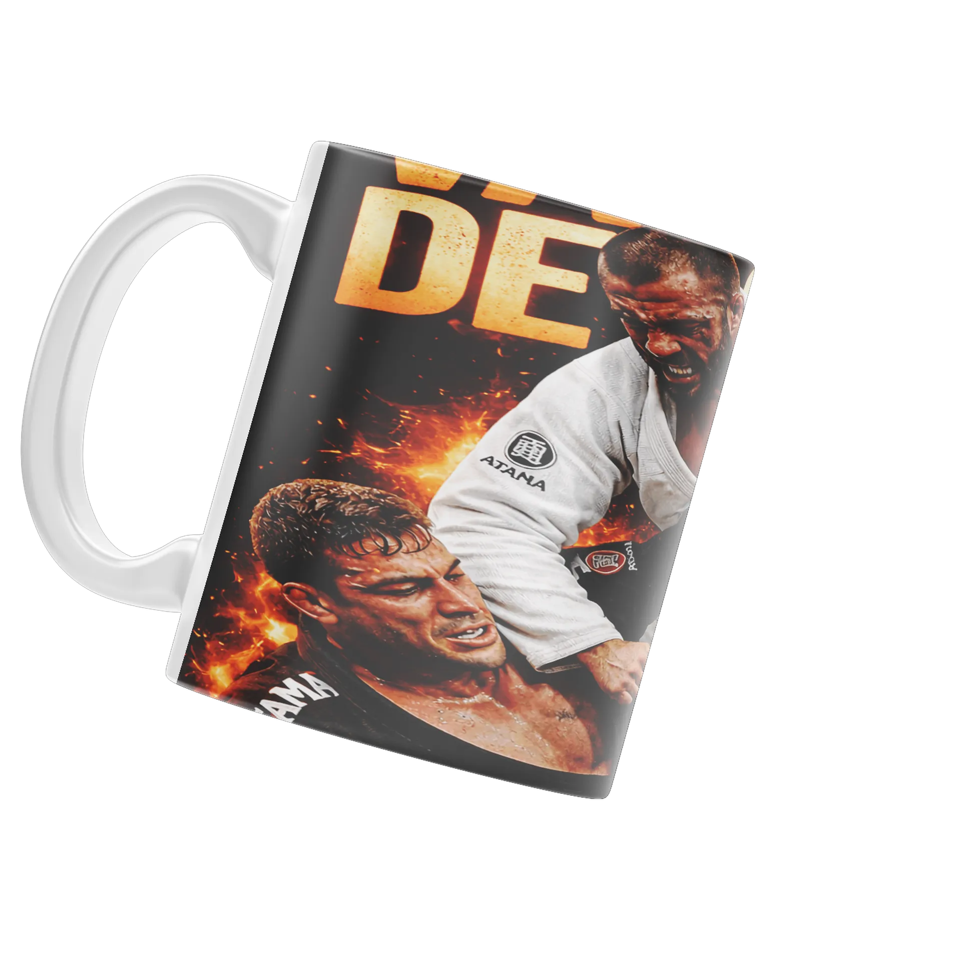 Caneca Jiu-jitsu Vai viver de que?? de Wagnão