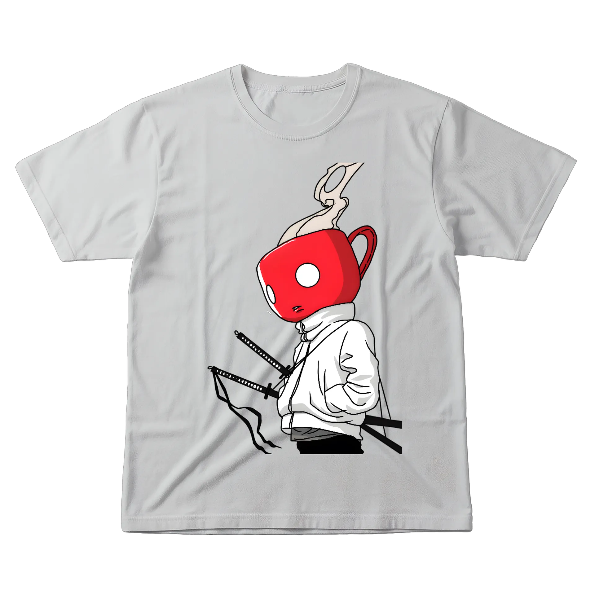 Camiseta Ilustração Mascote Vermelho 100% Algodão - Imagem 1