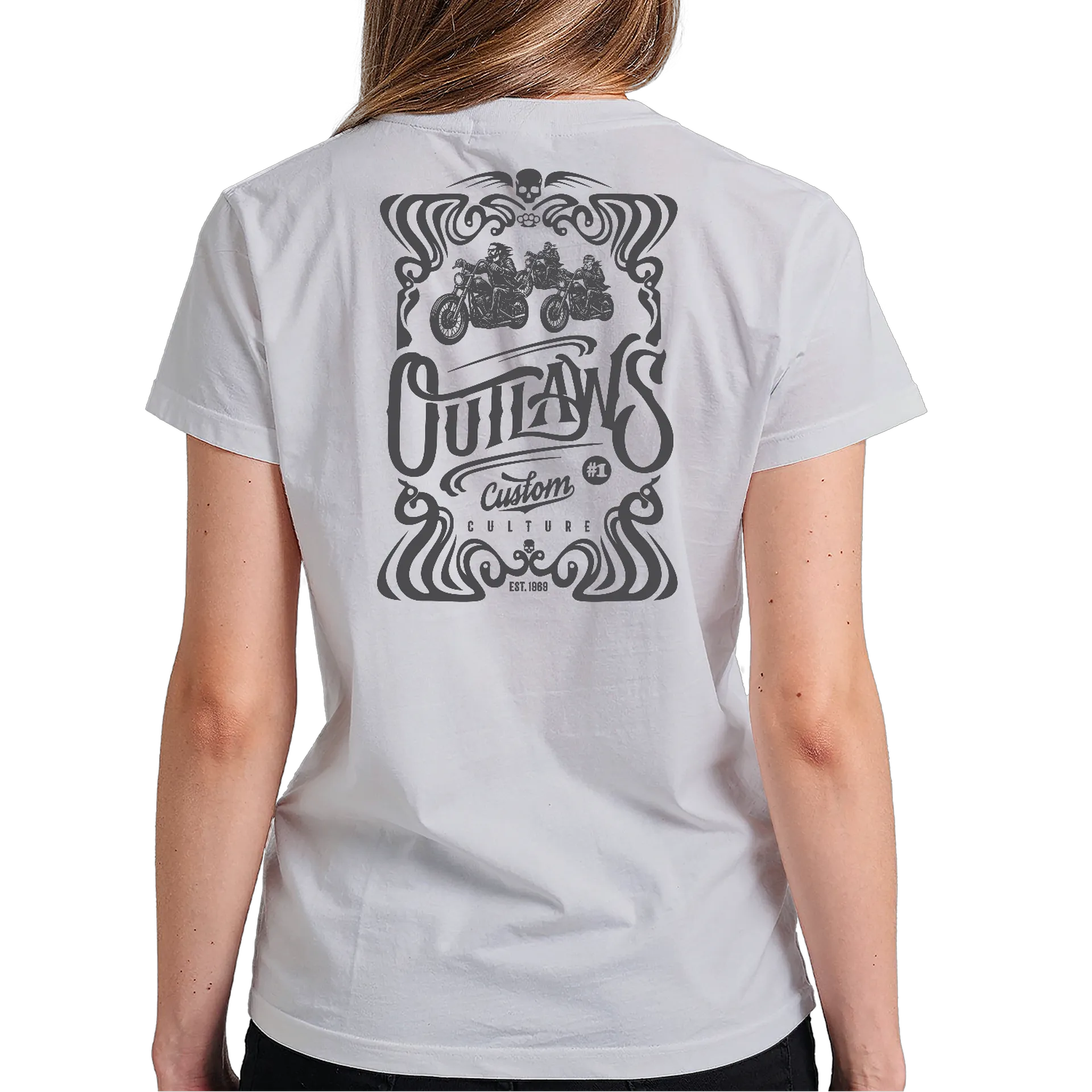 Camiseta Outlaw 100% Algodão - Imagem 5