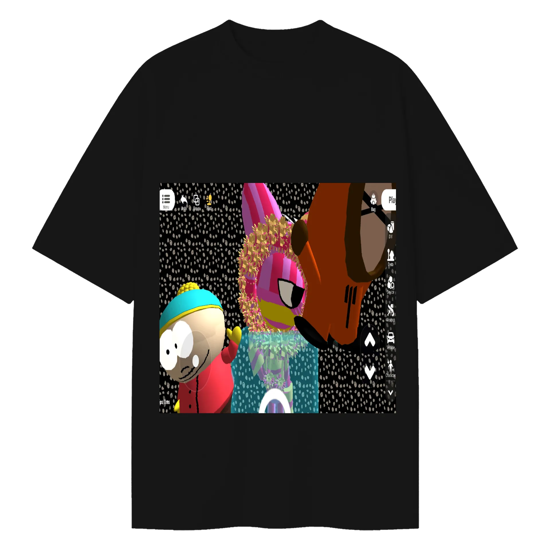 Camiseta Oversized meus personagens favoritos de Candle unier star [0fc] — imagem 1 de 6