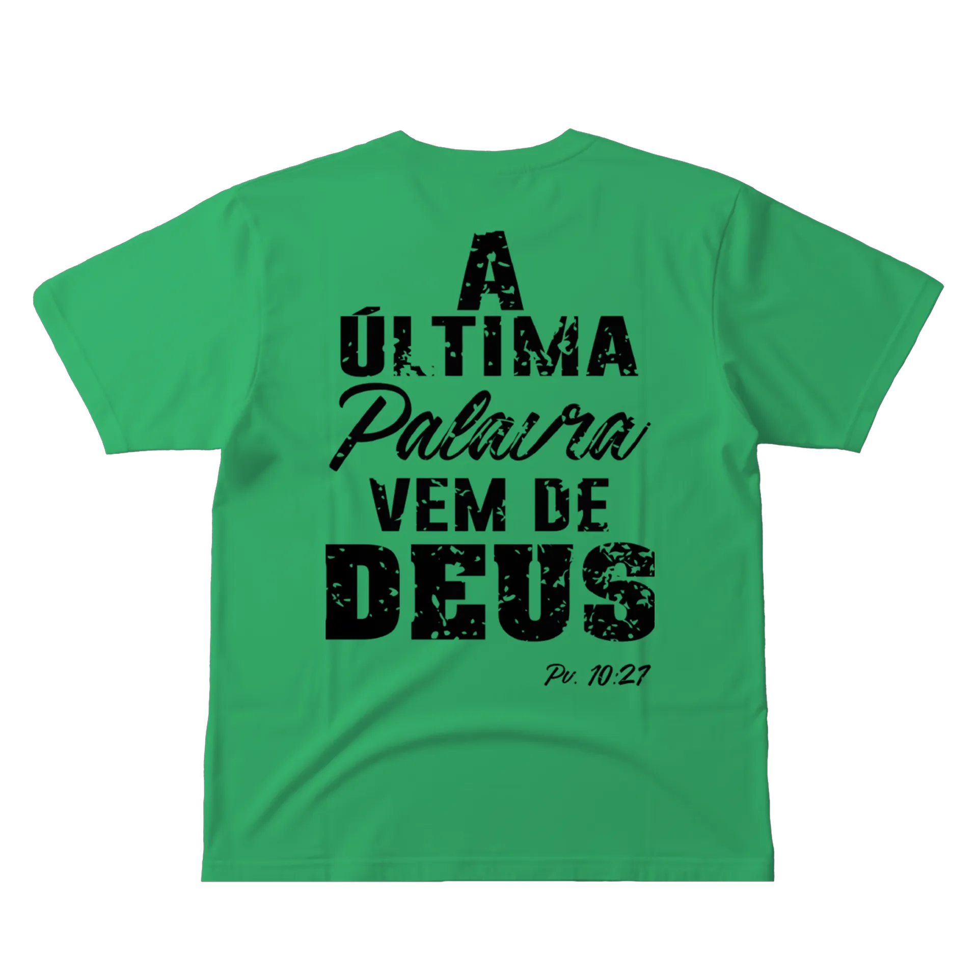 Camiseta A Última Palavra Vem de Deus100% Algodão - Imagem 2